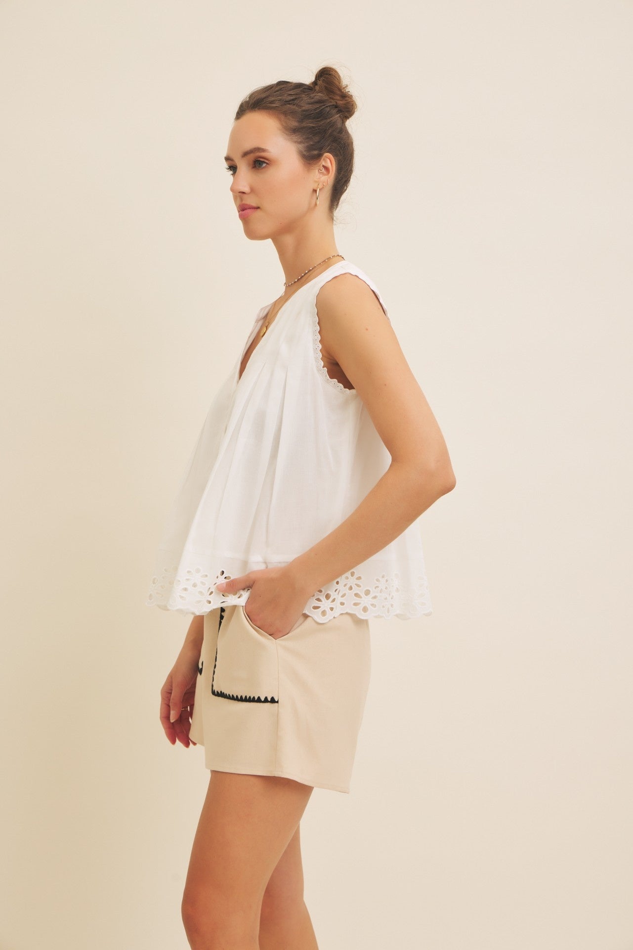 Ivy white blouse