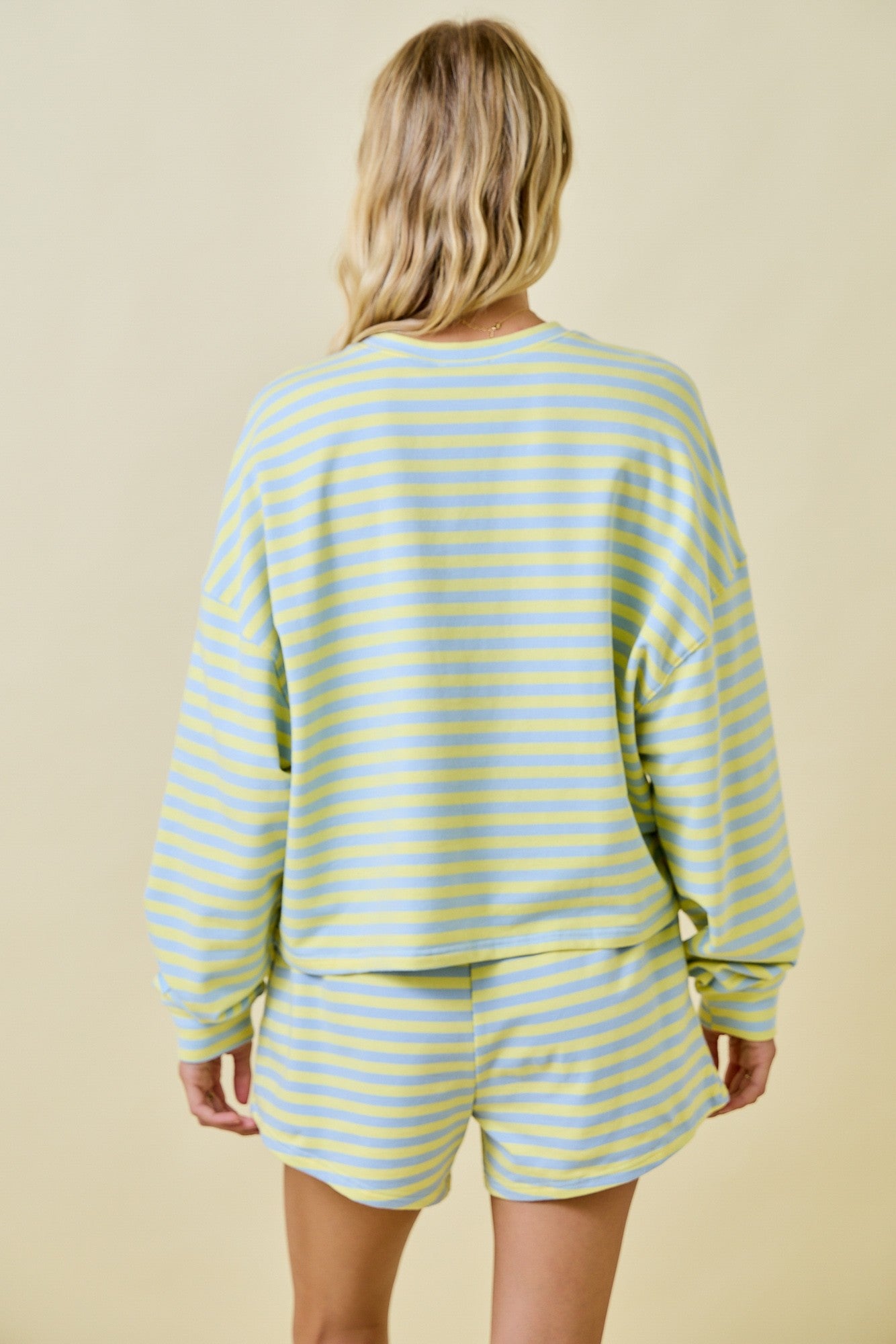 Dee Striped Long Sleeve Top