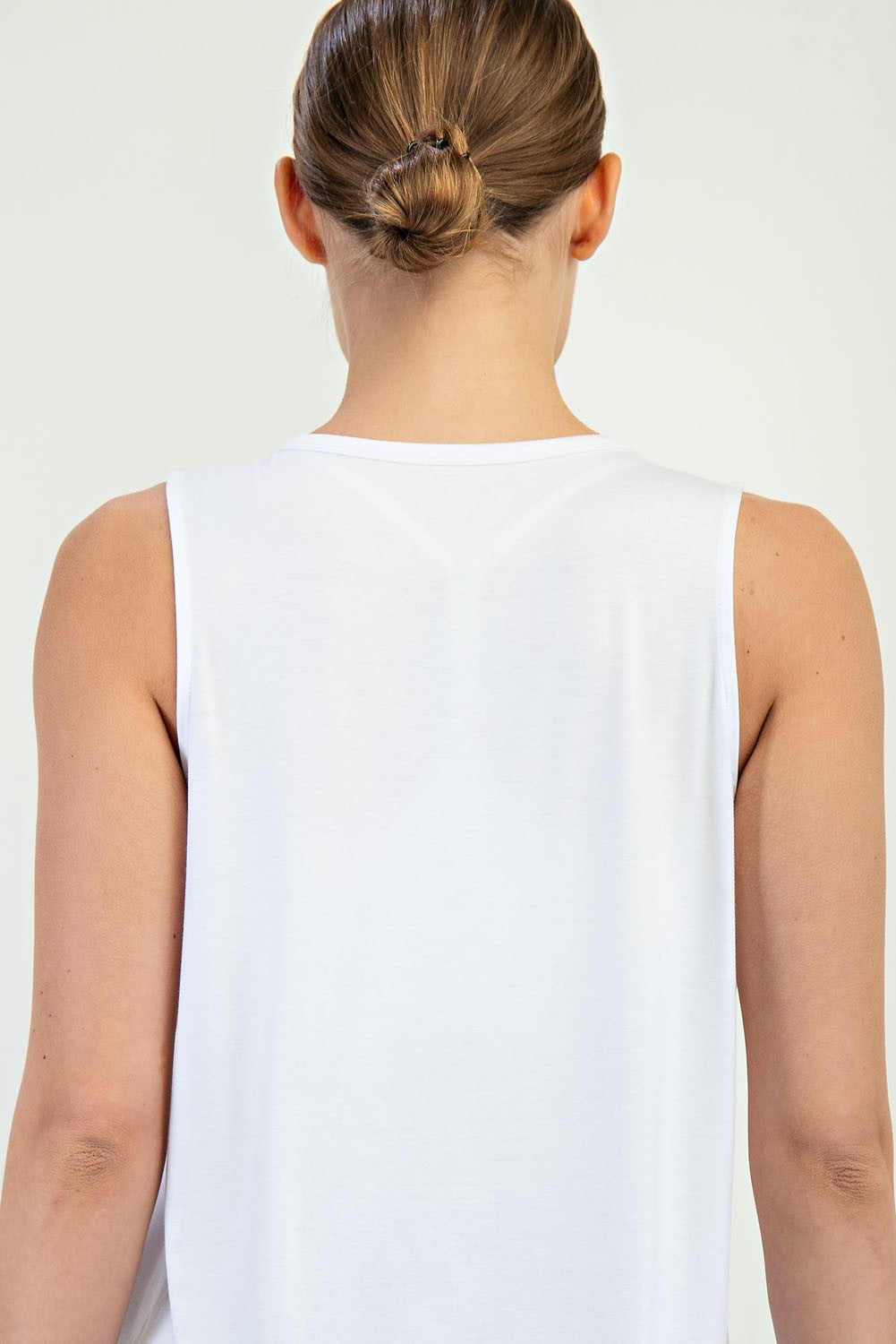 Modal tank top white