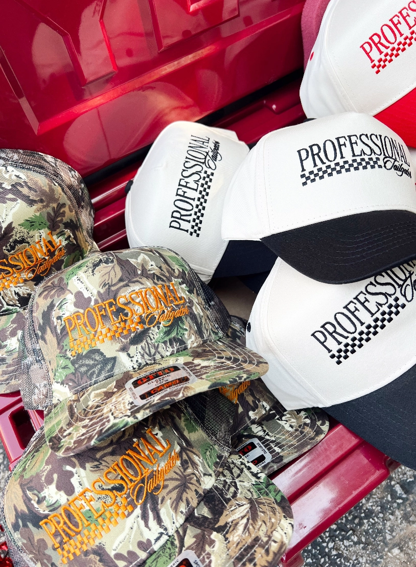 Professional Tailgater - Vintage Trucker Hat Black