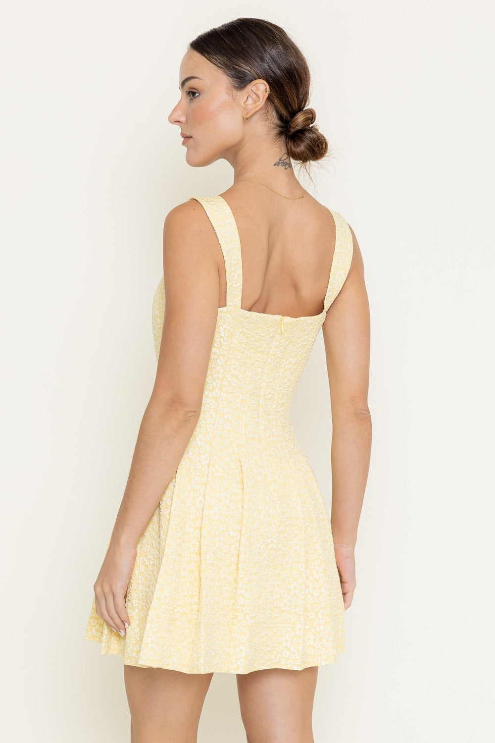 Flora yellow dress