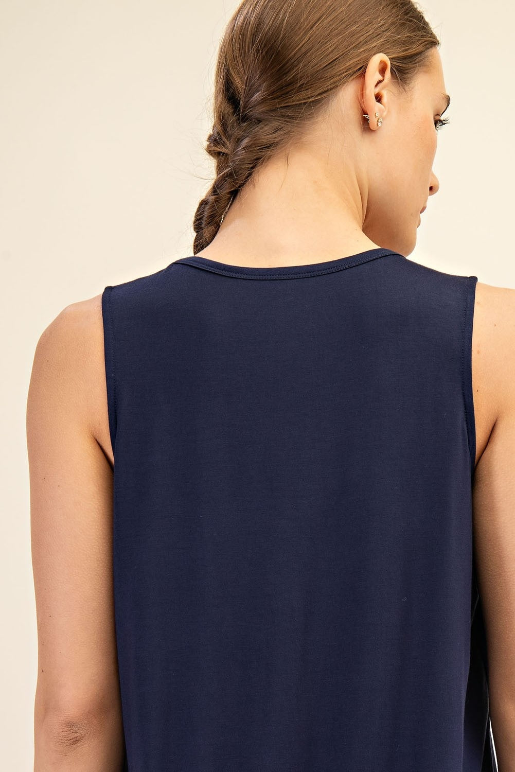 Modal tank top navy