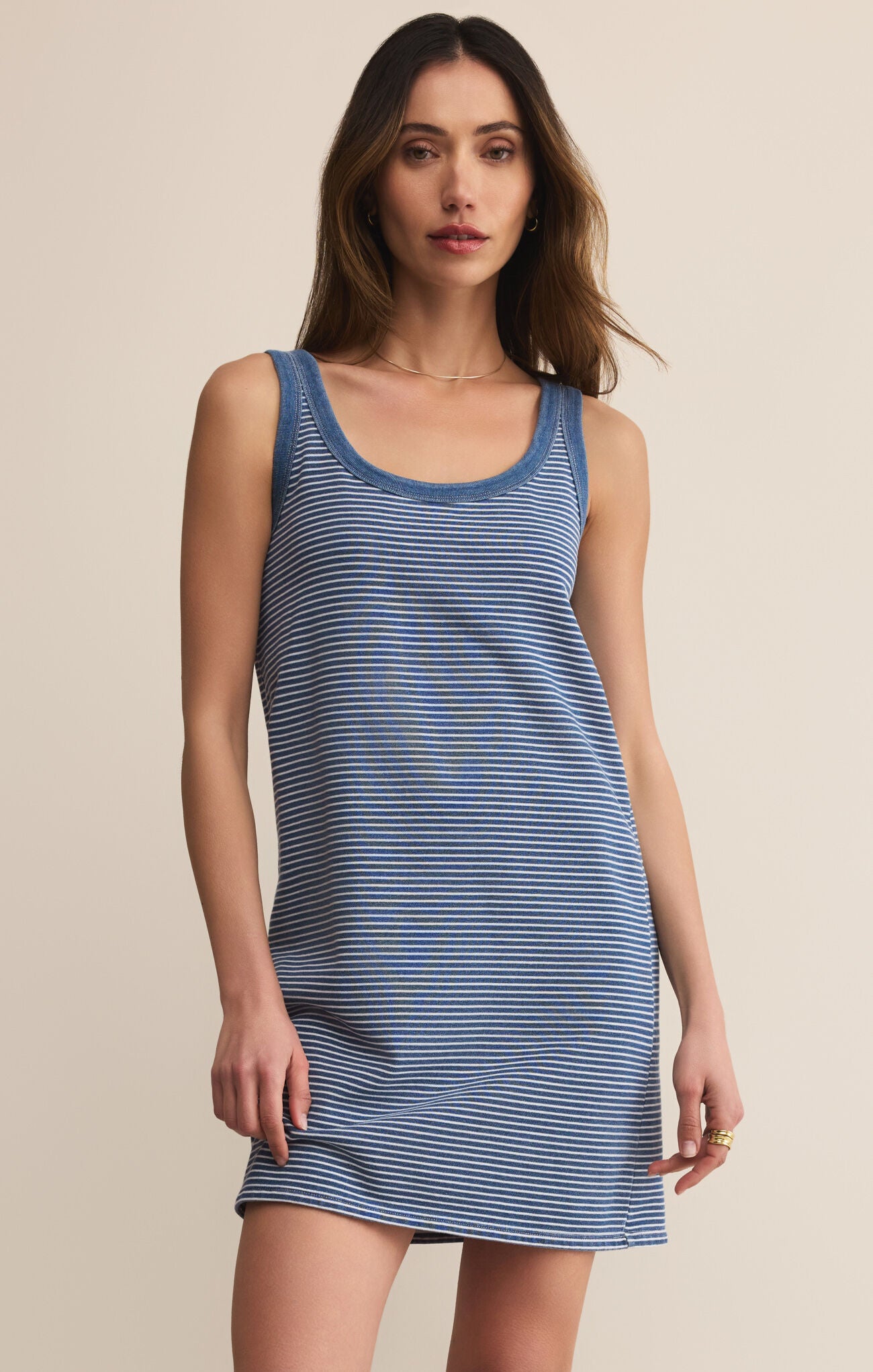 MATHIS STRIPED MINI DRESS