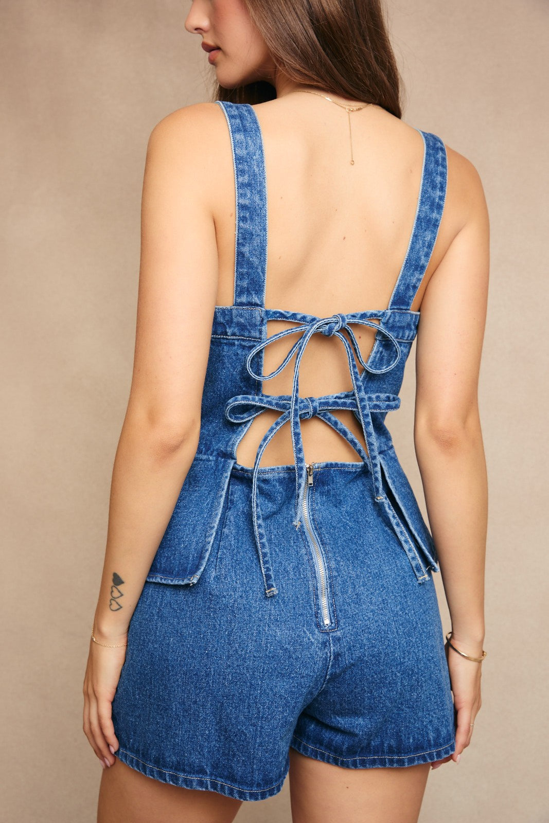 Lauren Denim Romper