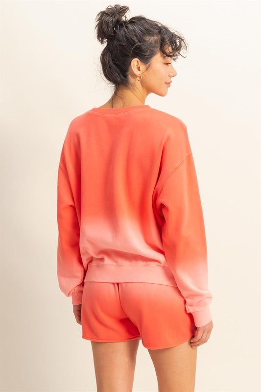 Hailey coral top