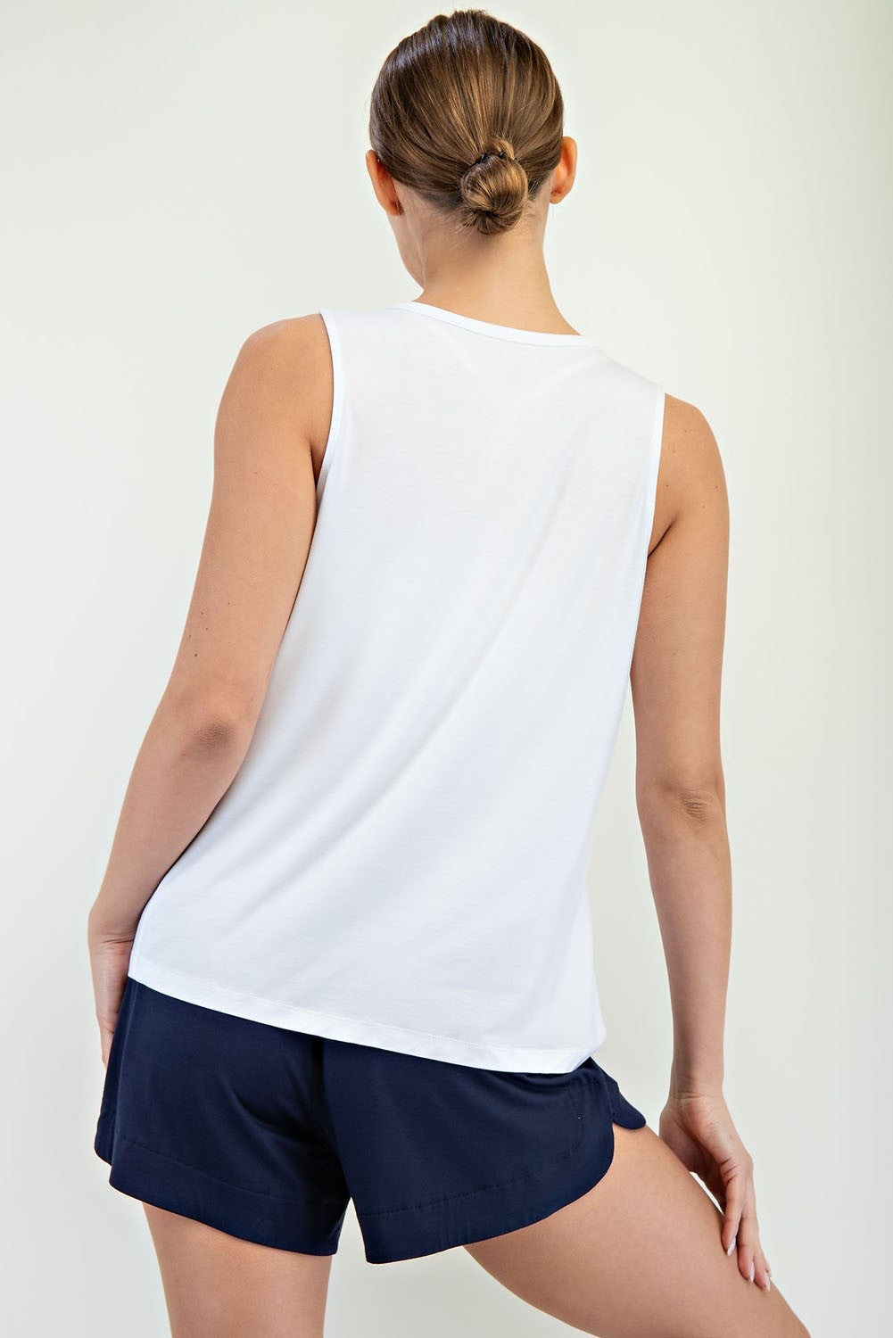 Modal tank top white