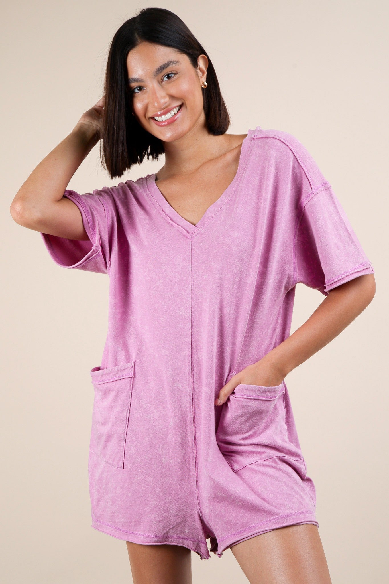 Jayla Orchid Romper