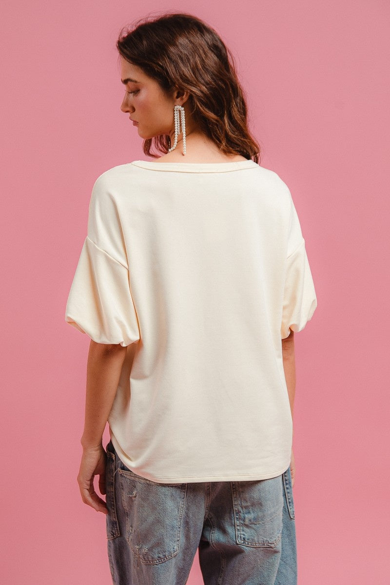 Bella cream top