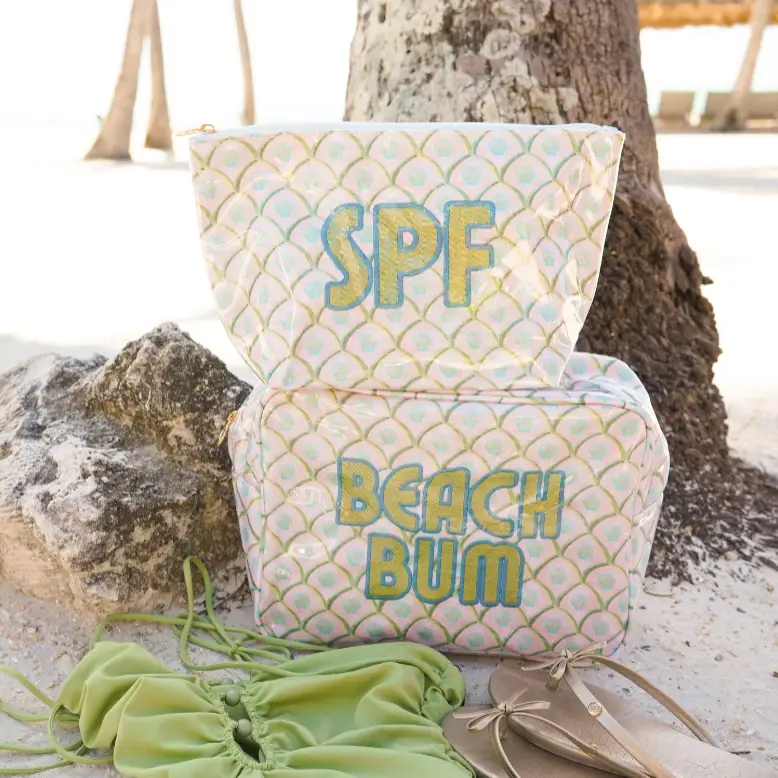 Salty Peach Clear Coat Bag - Spf