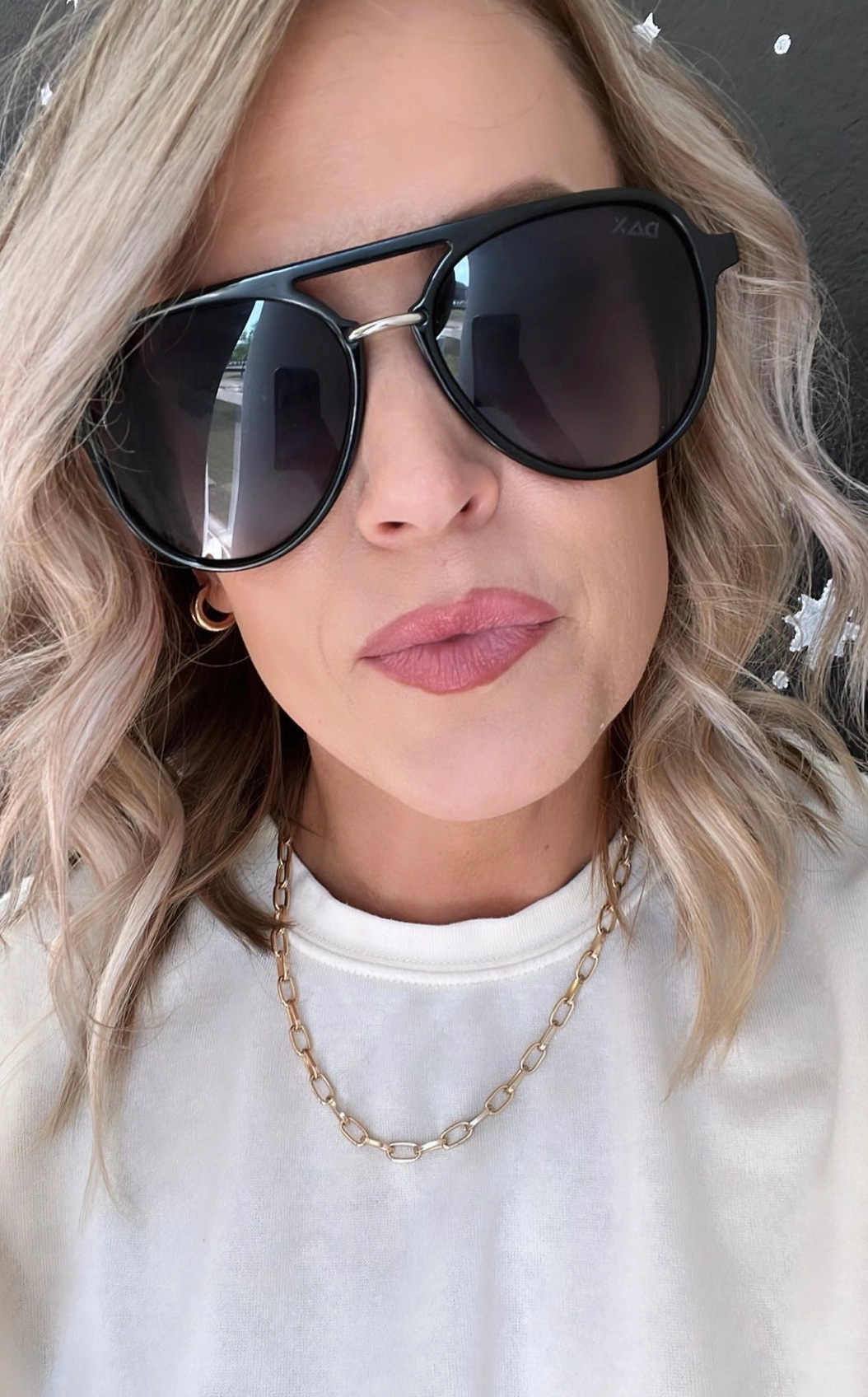 DAX Earhart Black Sunglasses