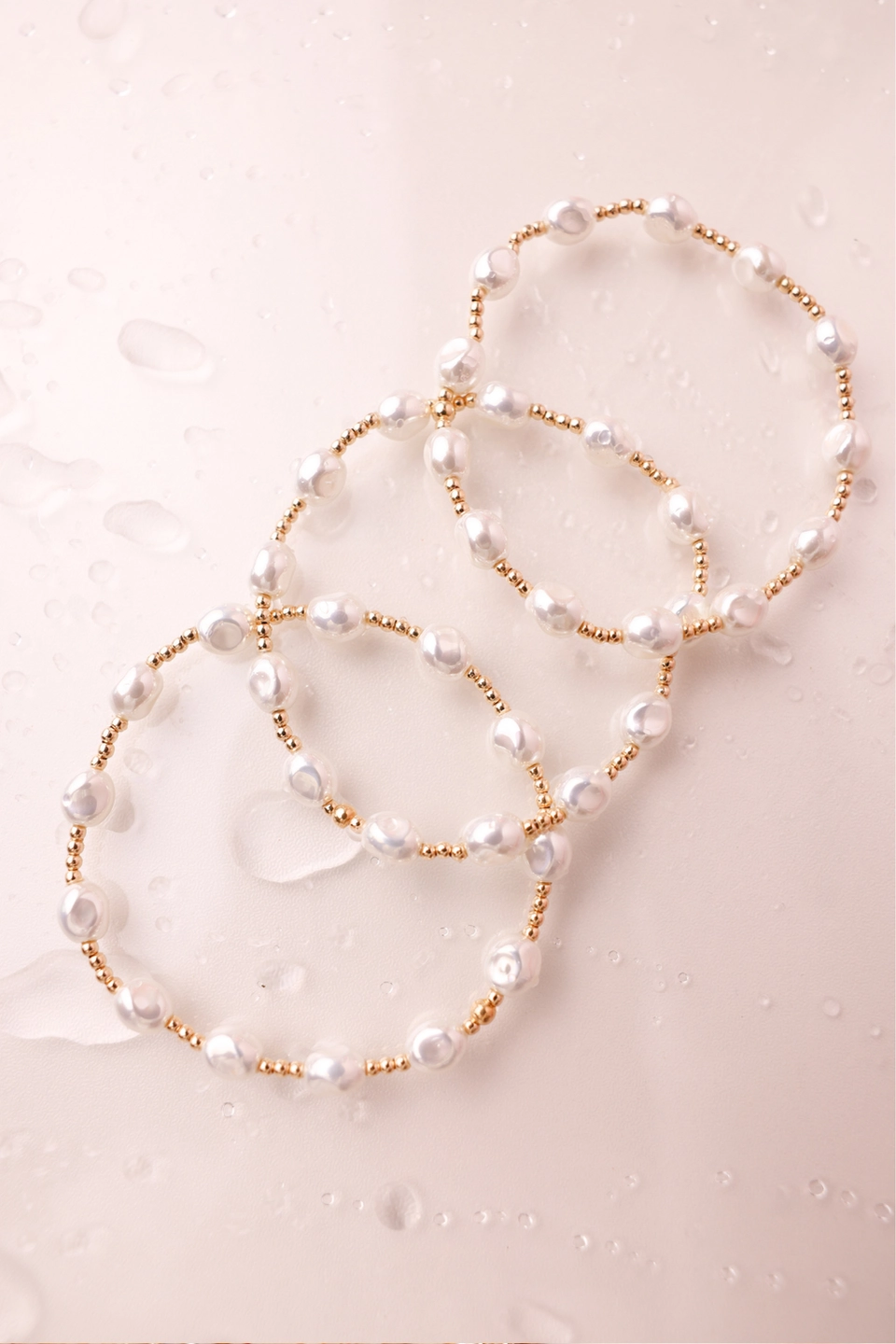 Bri Pearl Bracelet in Gold Standard 6.75 Inch