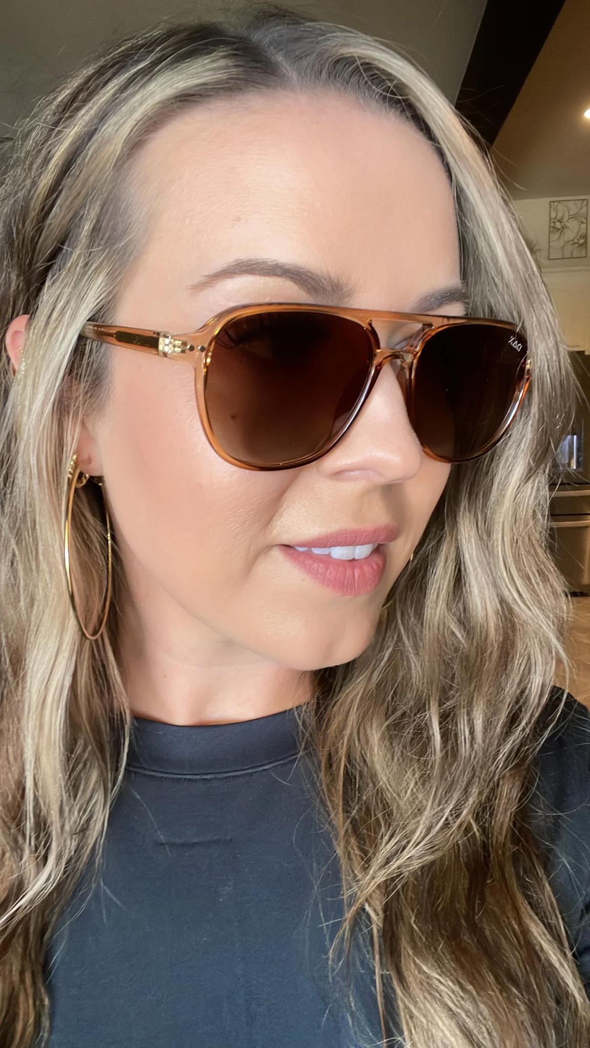 DAX Briggs clear sunglasses