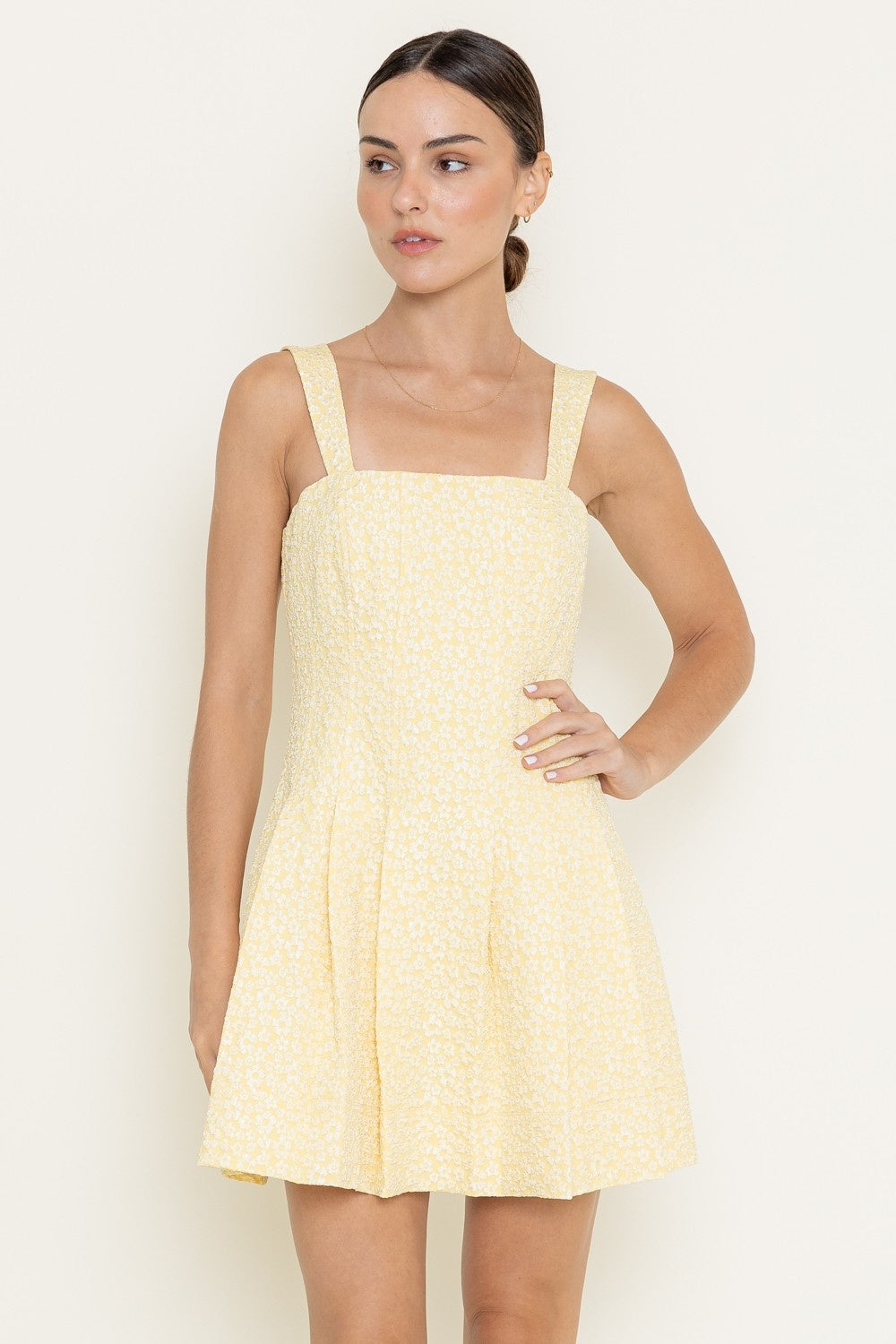 Flora yellow dress