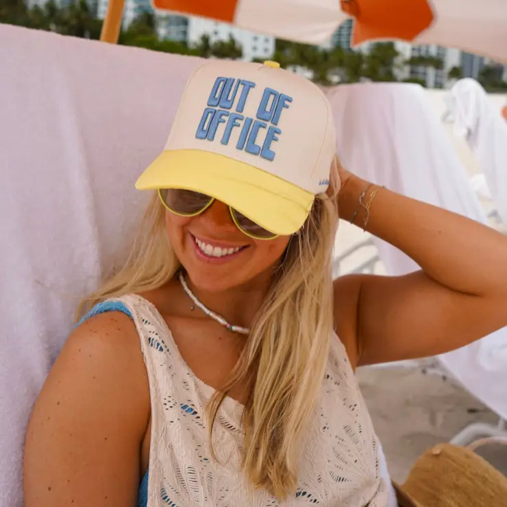 Out of Office - Butter Yellow Trucker Hat