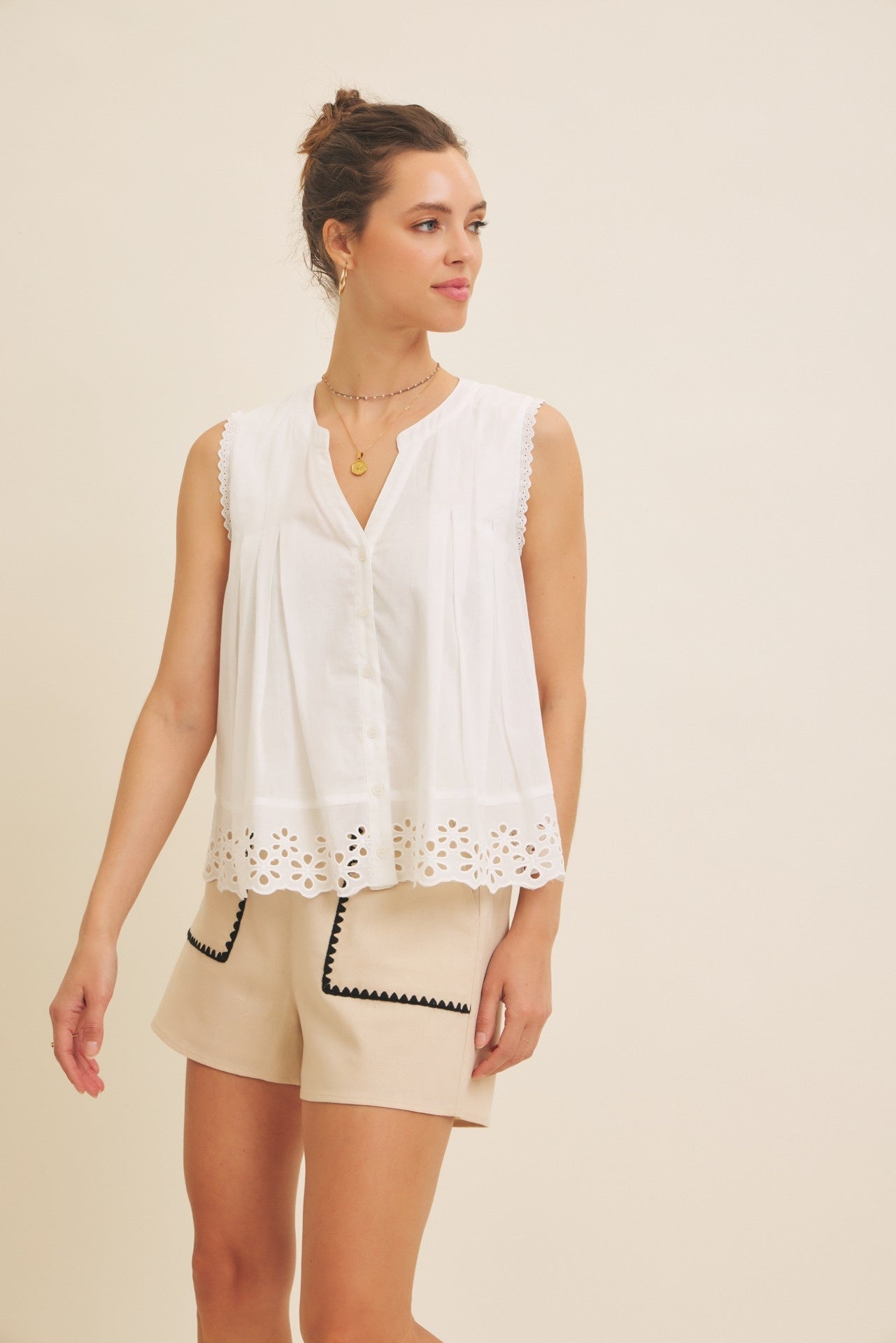 Ivy white blouse