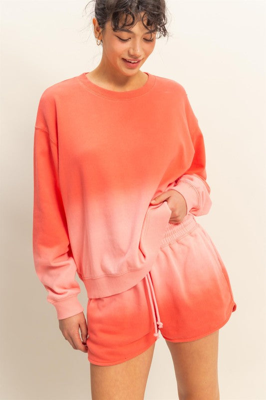 Hailey coral top