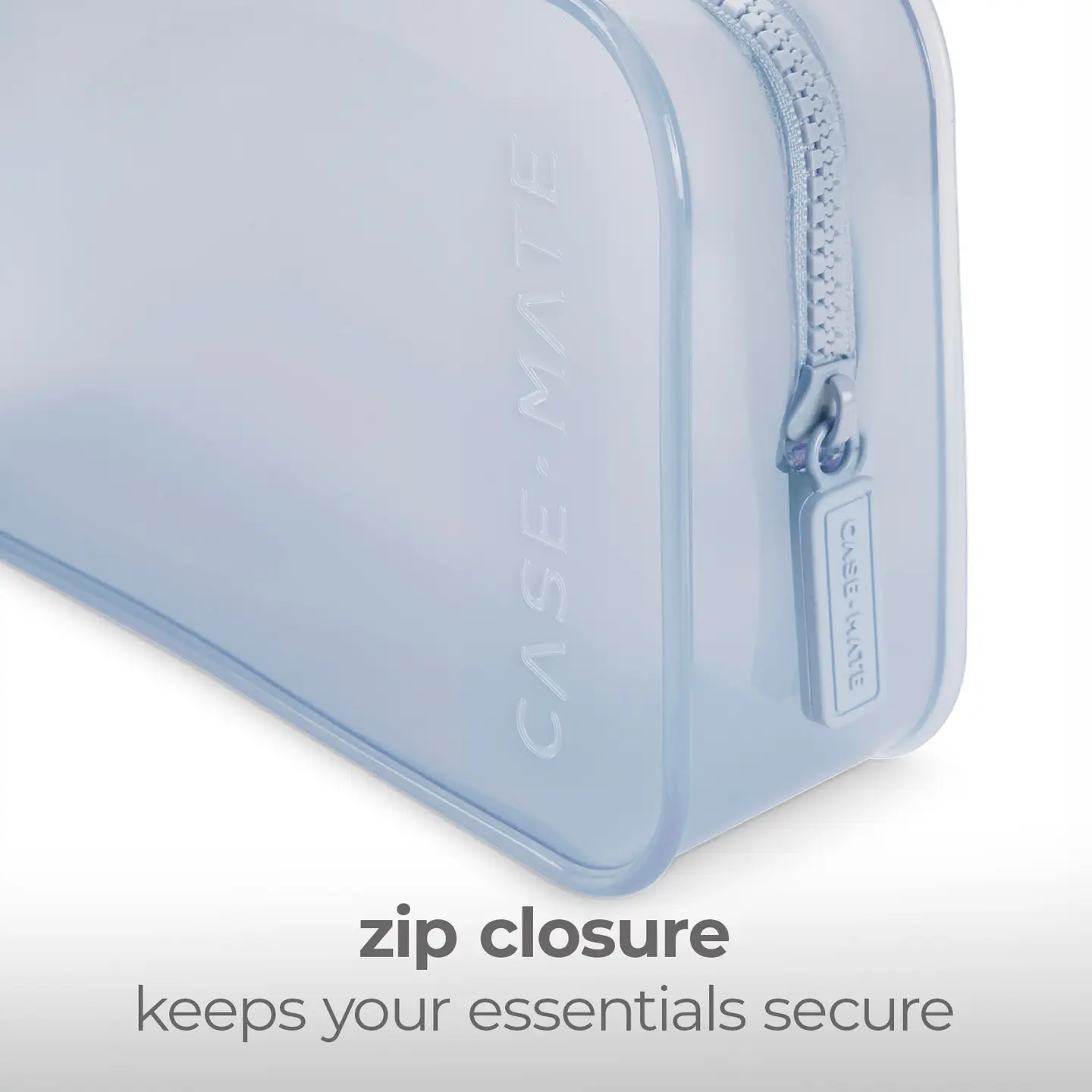 Case-Mate Jelly Makeup Bag Carolina Blue