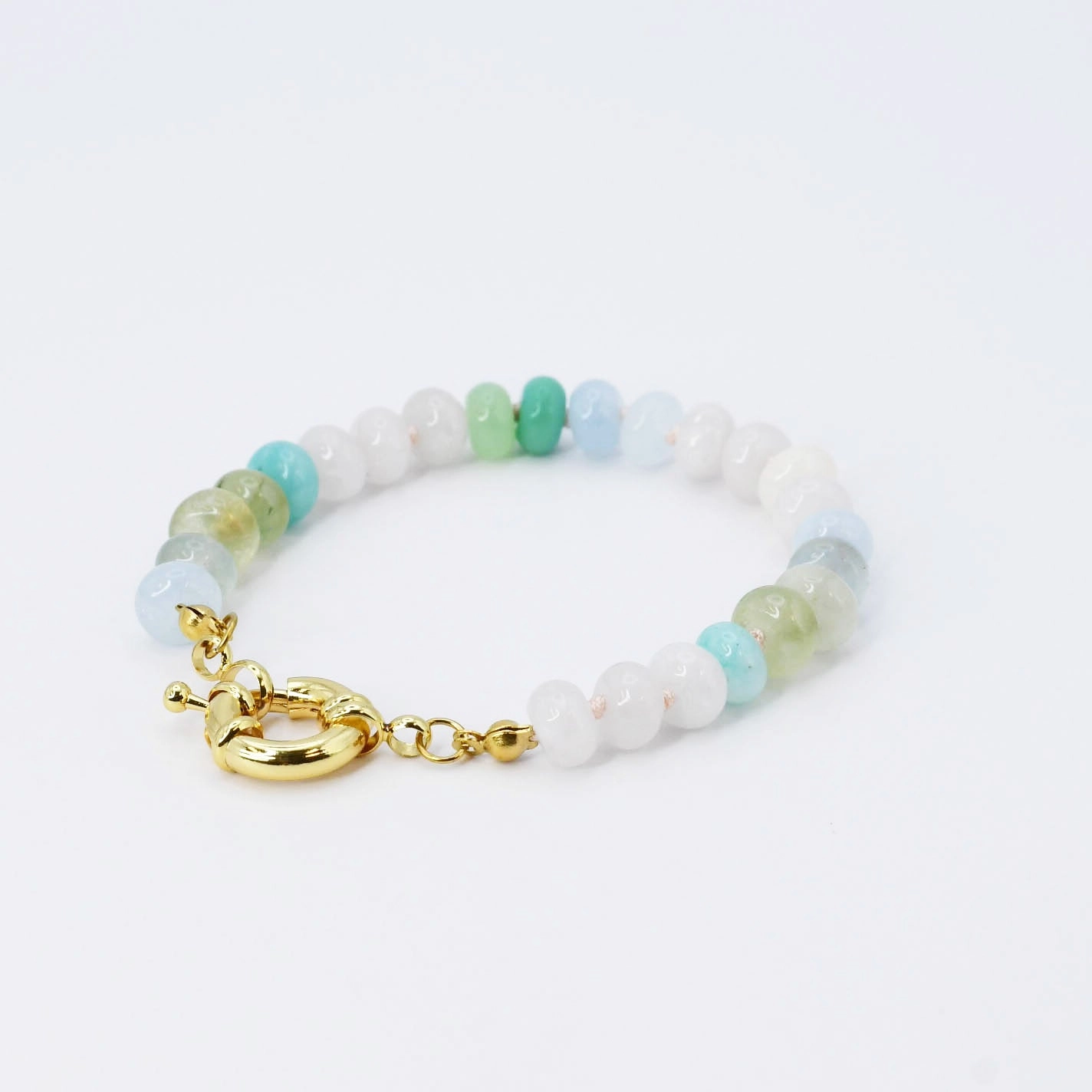 Brooke braclet mint and white