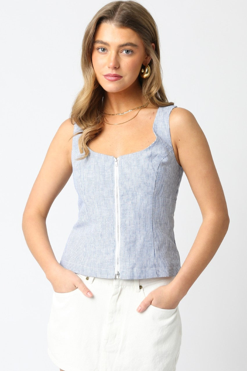 Oona denim top