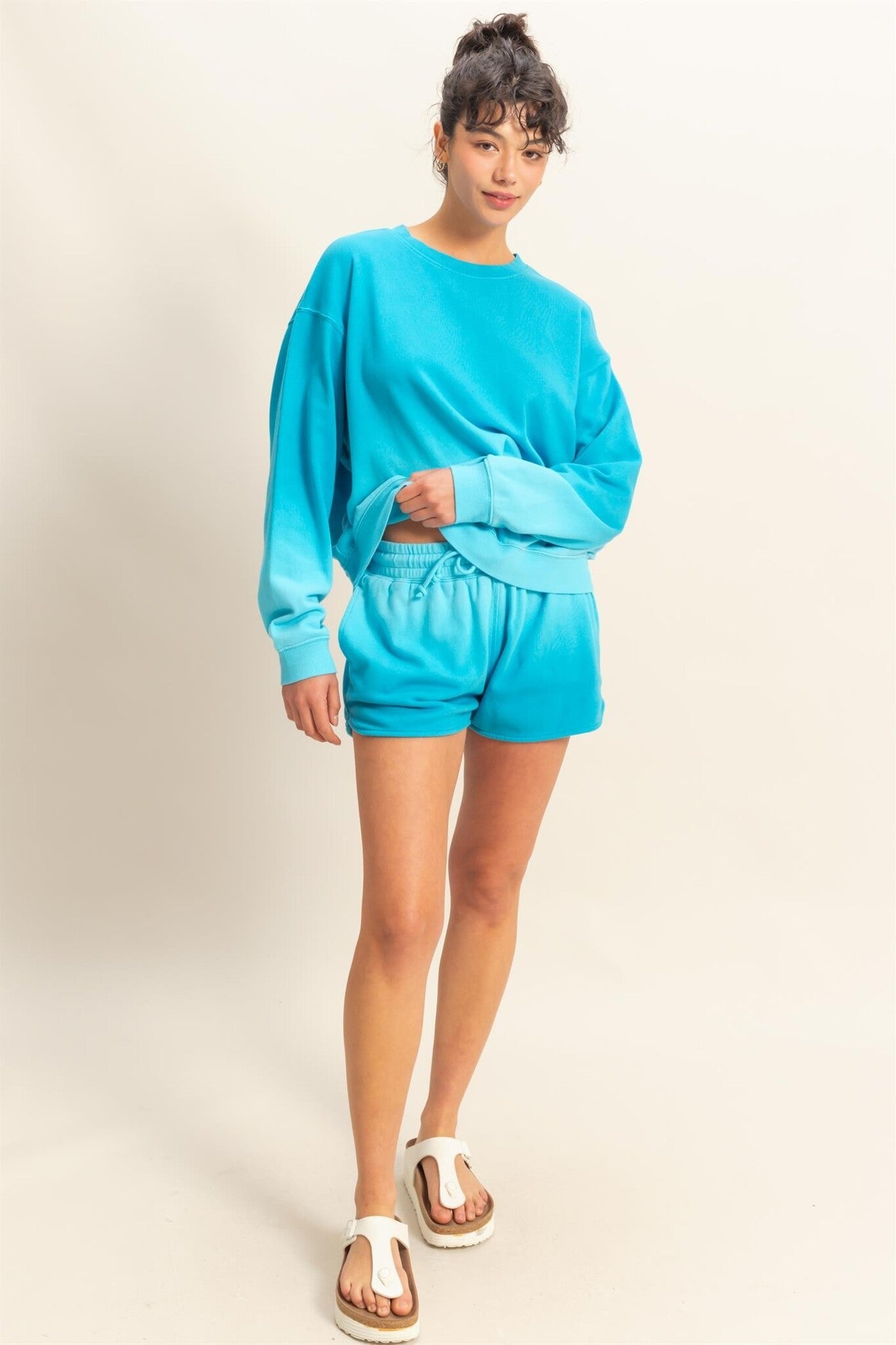 Helen aqua shorts