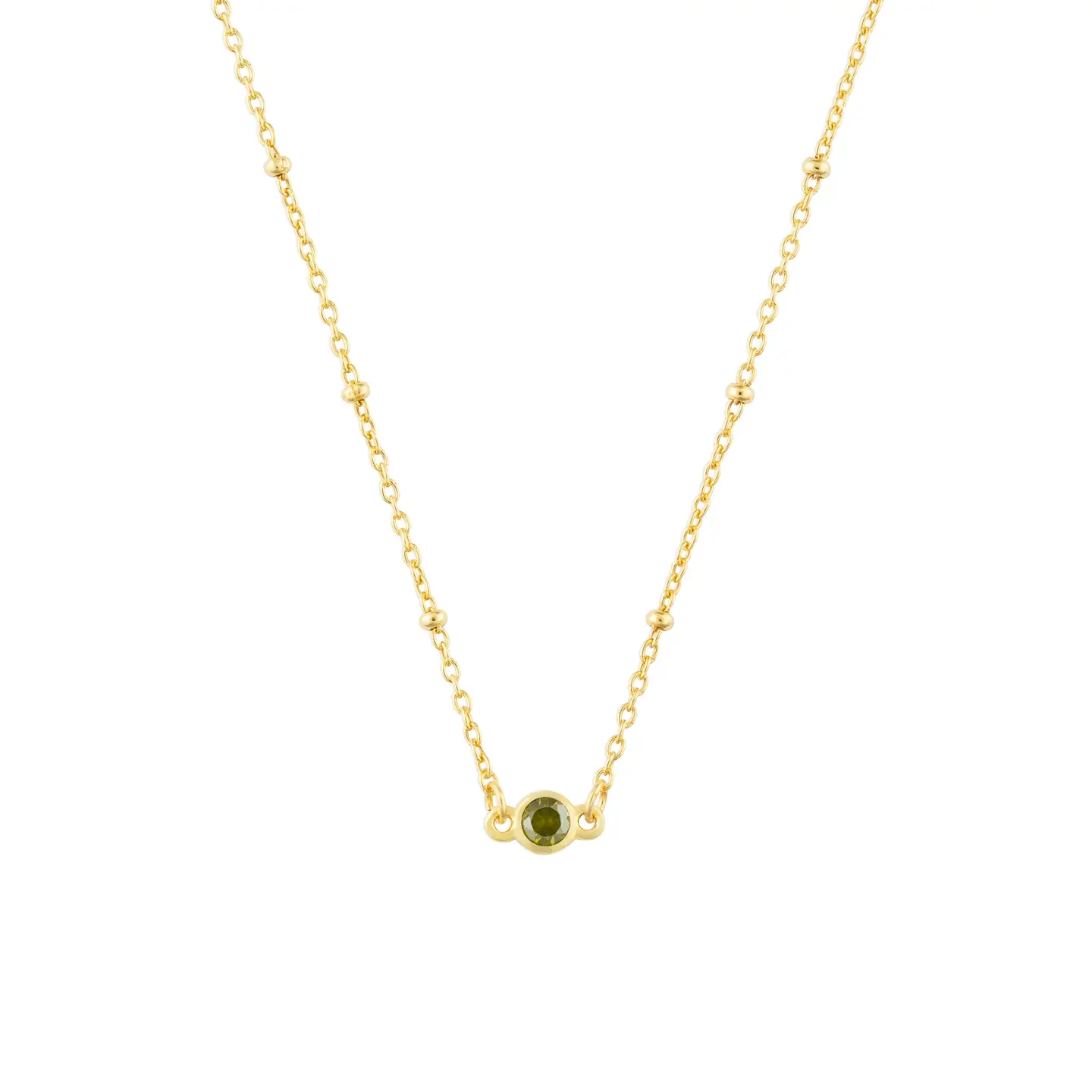 Birthstone Necklace gold