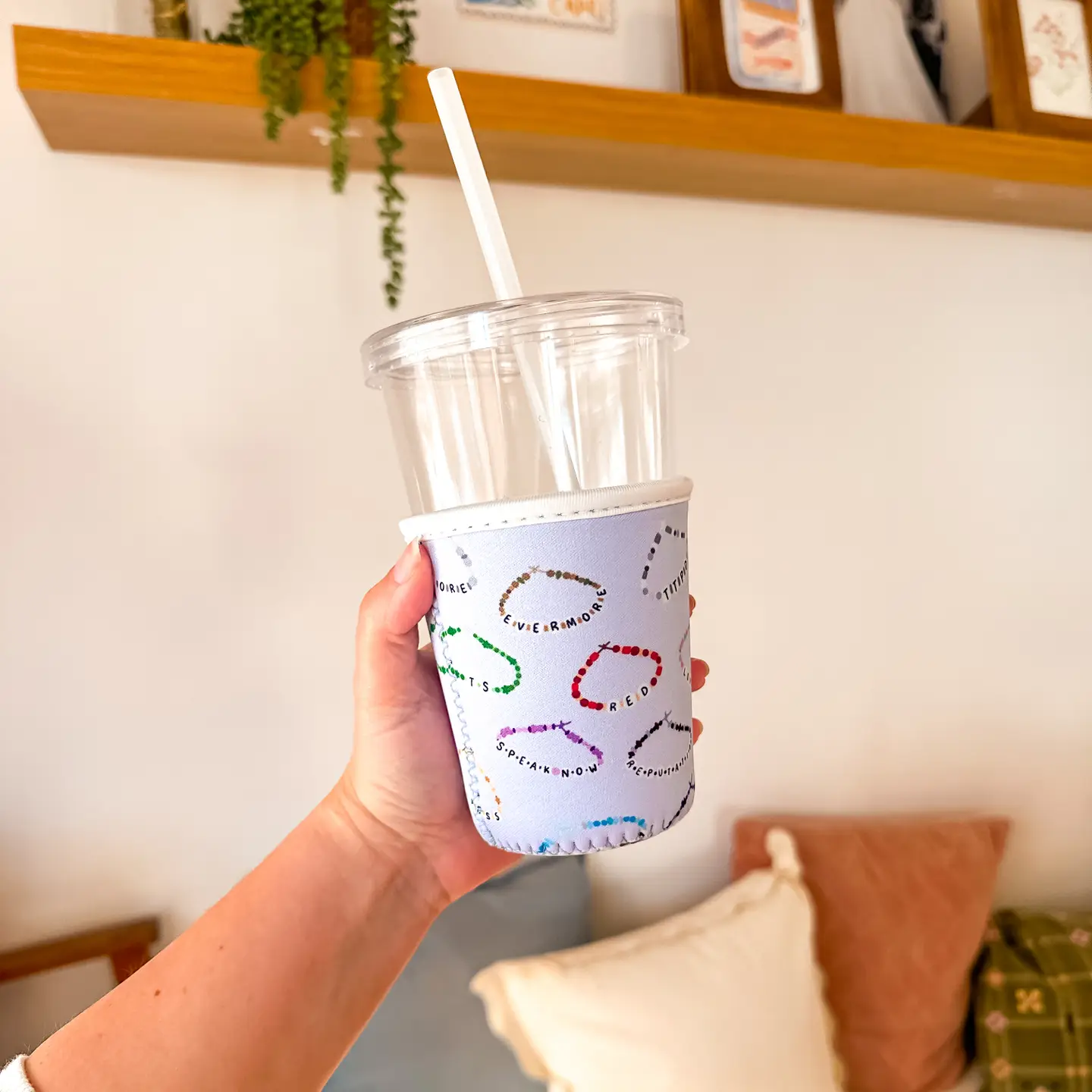 Eras Friendship Bracelets | Iced Coffee Sleeve Medium