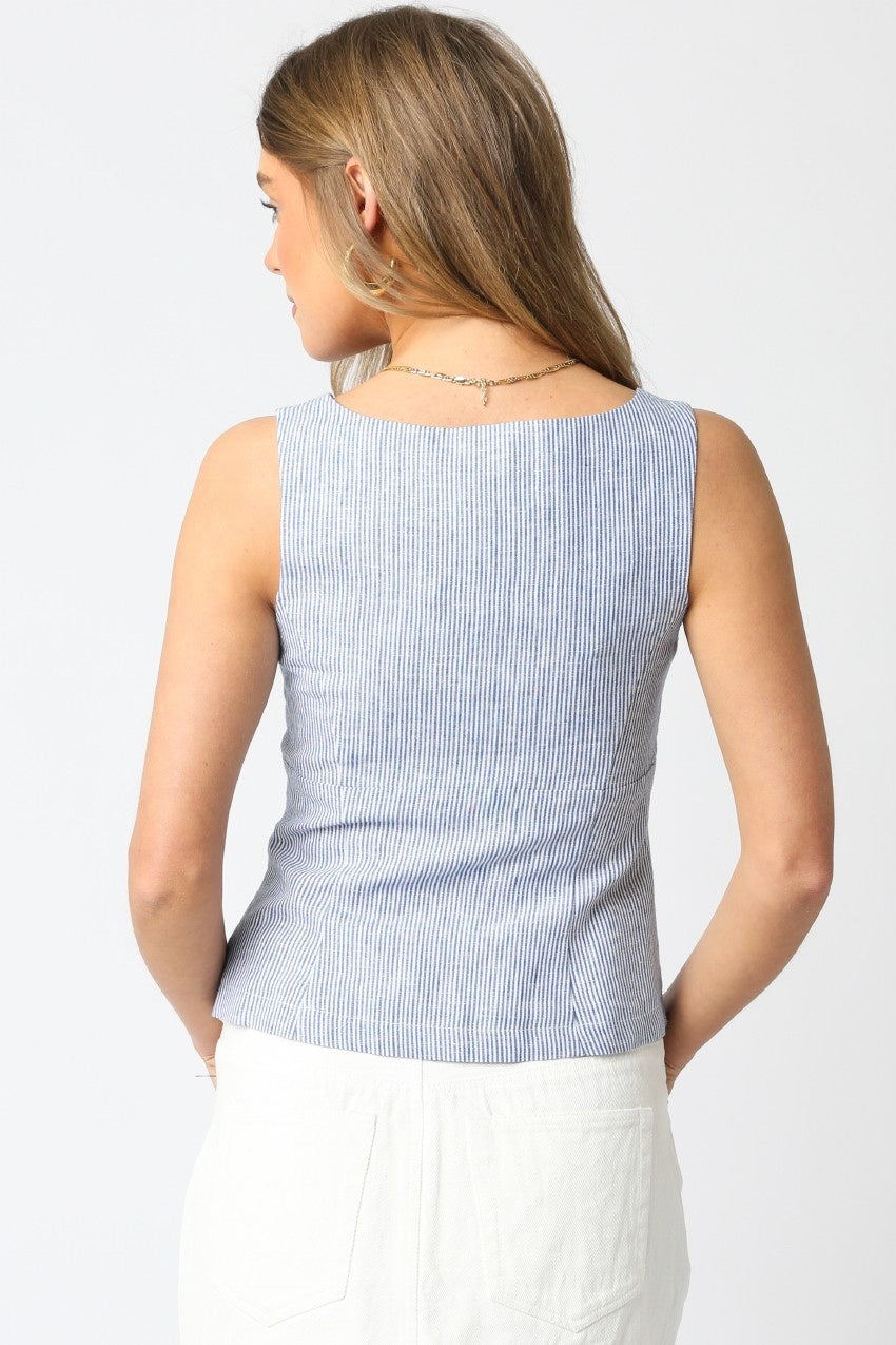 Oona denim top