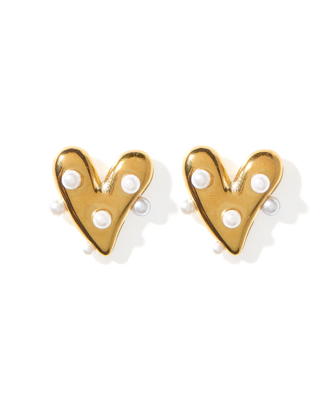 Bristol heart earrings