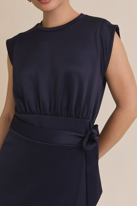 Gabby Navy Dress