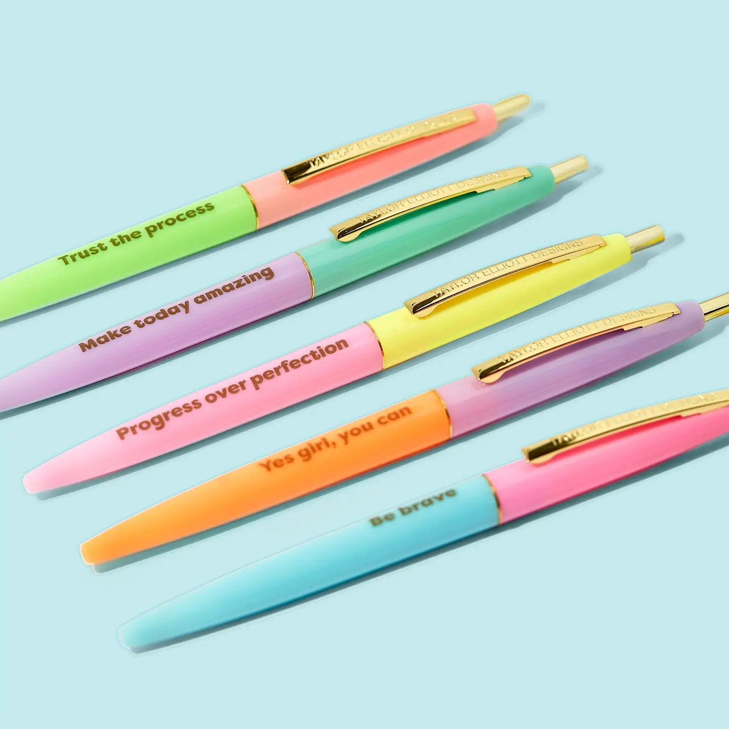 Pen Set - Motivational - Affirmations - 5 Piece Set