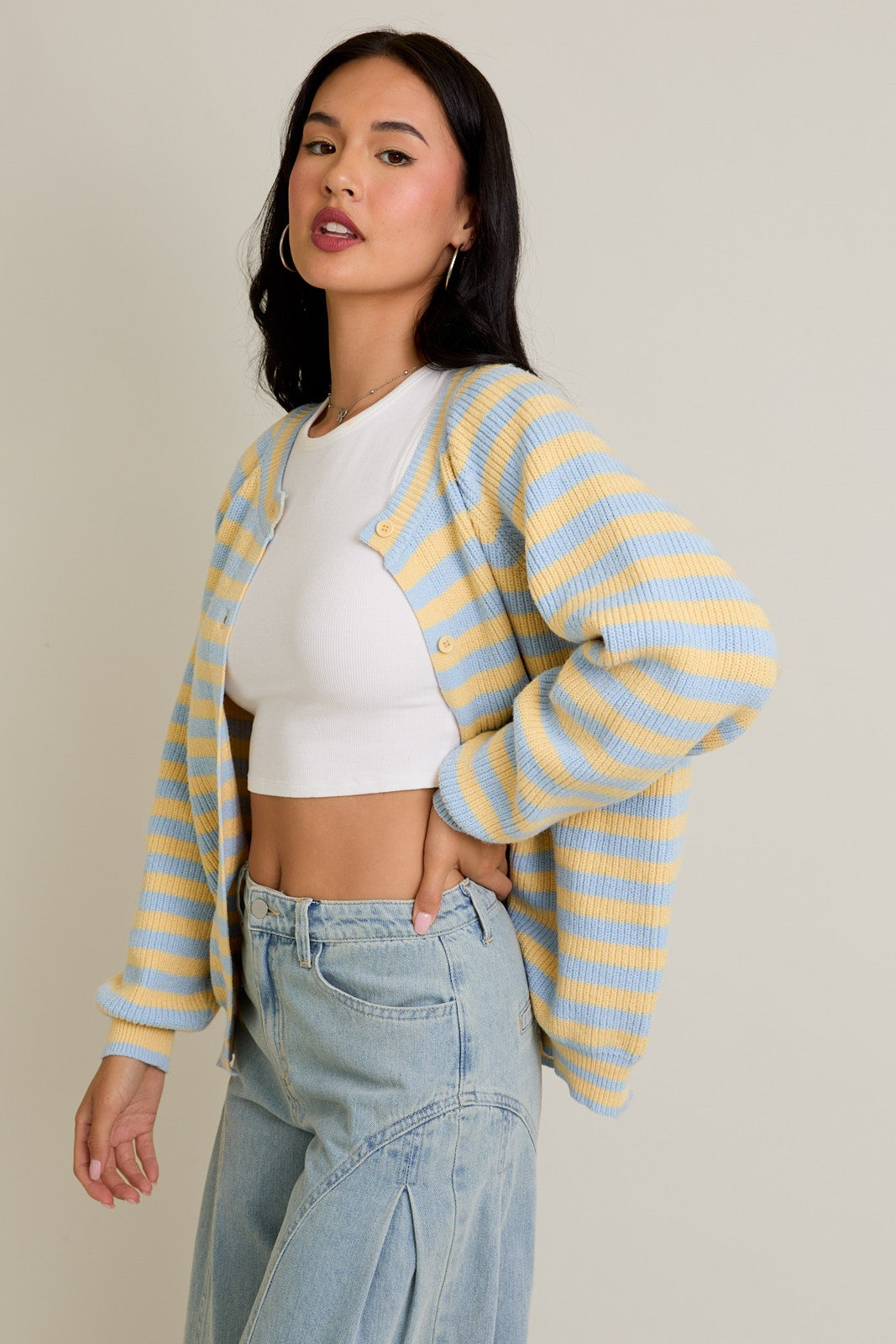 Lauren Striped Cardigan