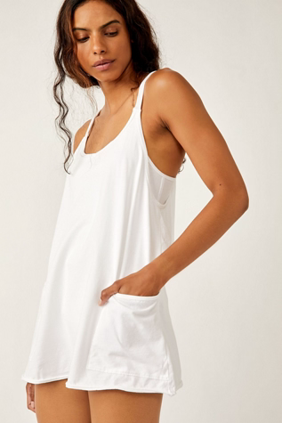 Free People Movement HOT SHOT MINI DRESS / IVORY
