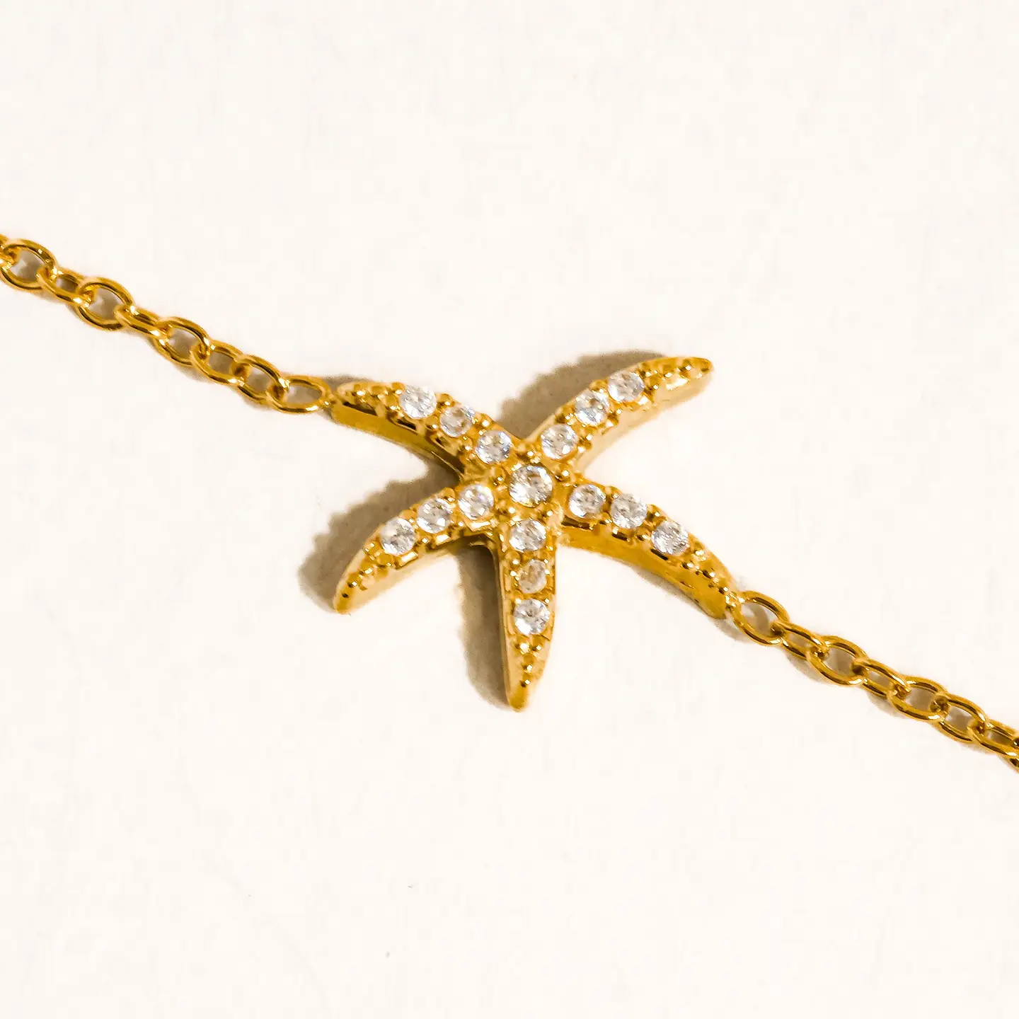 MULTIPLE STYLES Quincee 18K Gold Non-Tarnish Summer Ocean Cz Bracelet