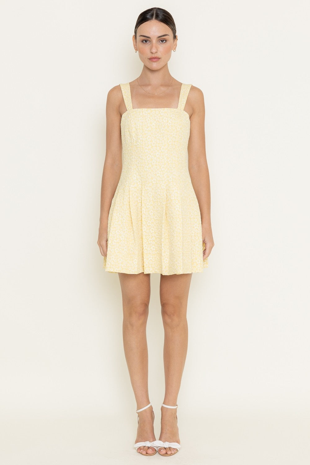 Flora yellow dress