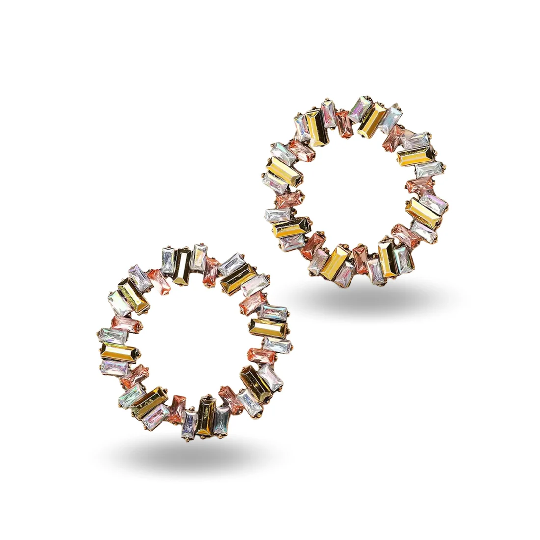 willow champagne earrings