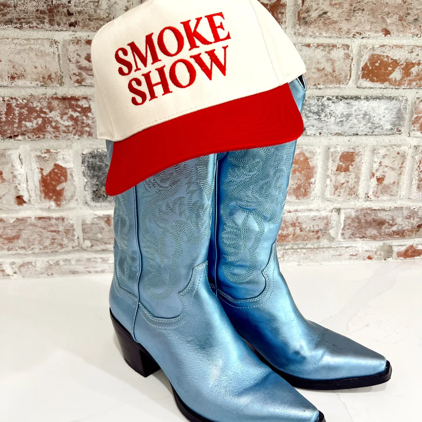 Smoke Show- Embroidered Hat