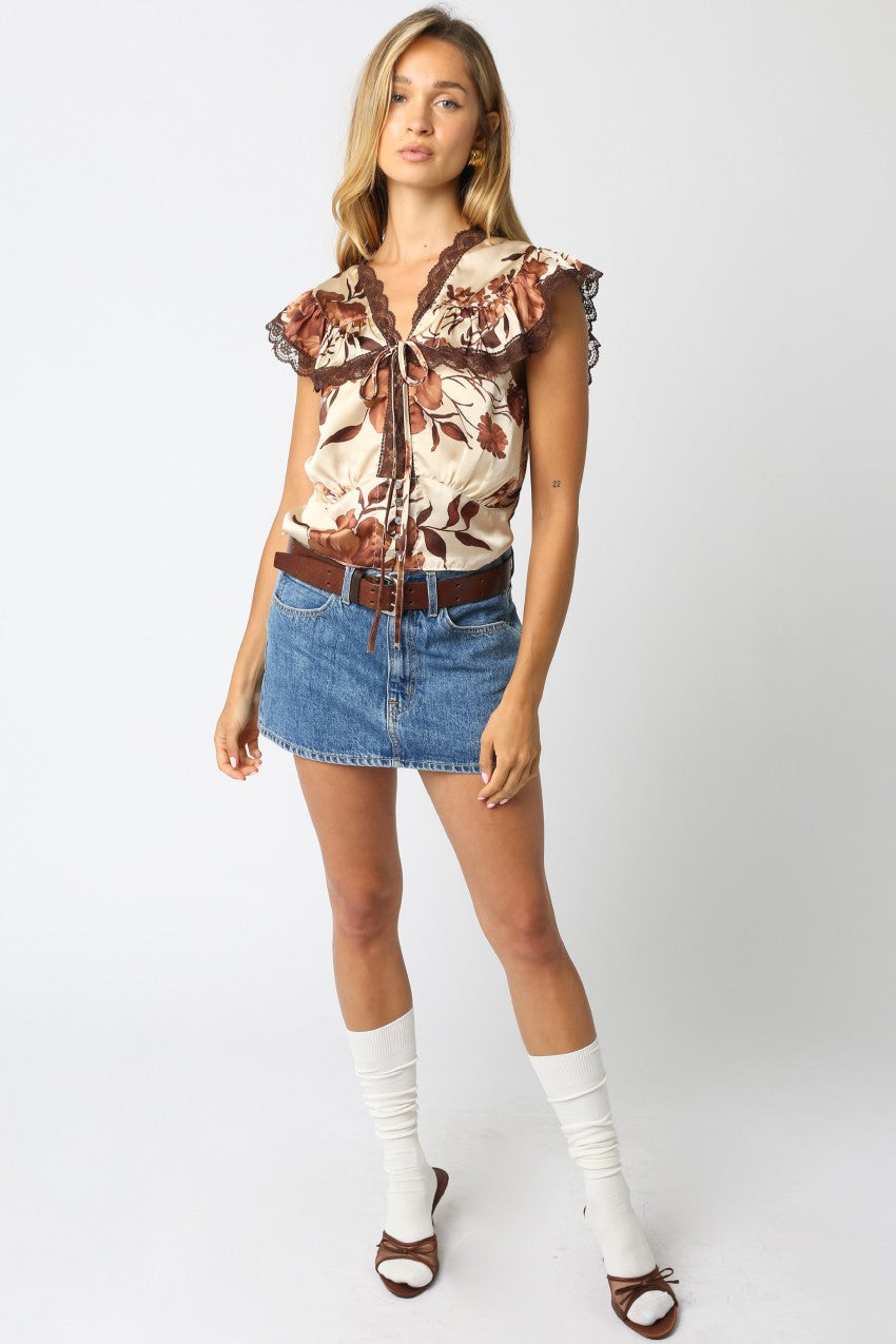 Parker Floral Lace Top