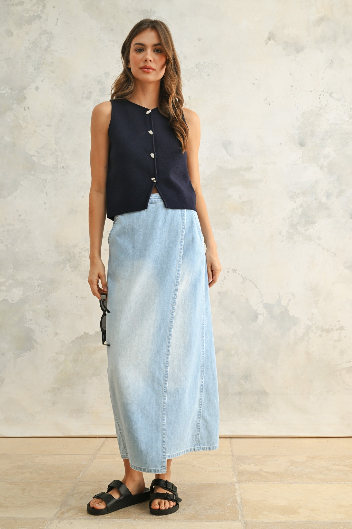 Maddy blue top