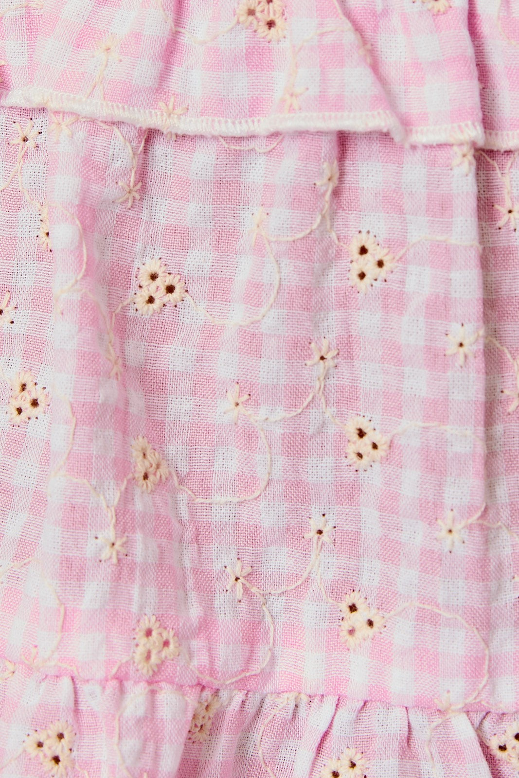 Lucy Pink Gingham Top