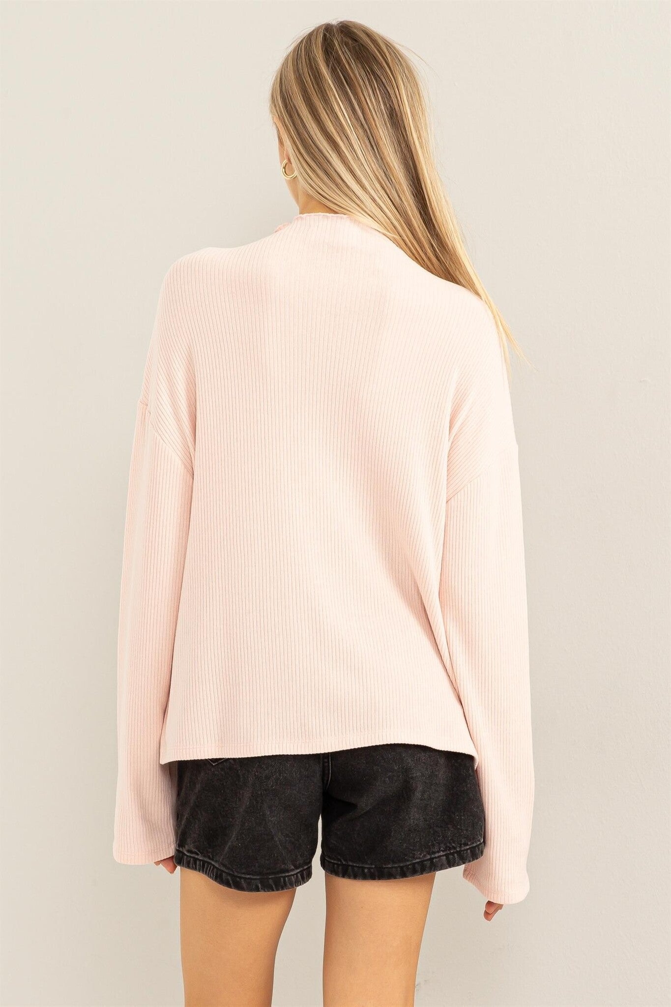 Helen Side Slit Sweater MULTIPLE COLORS