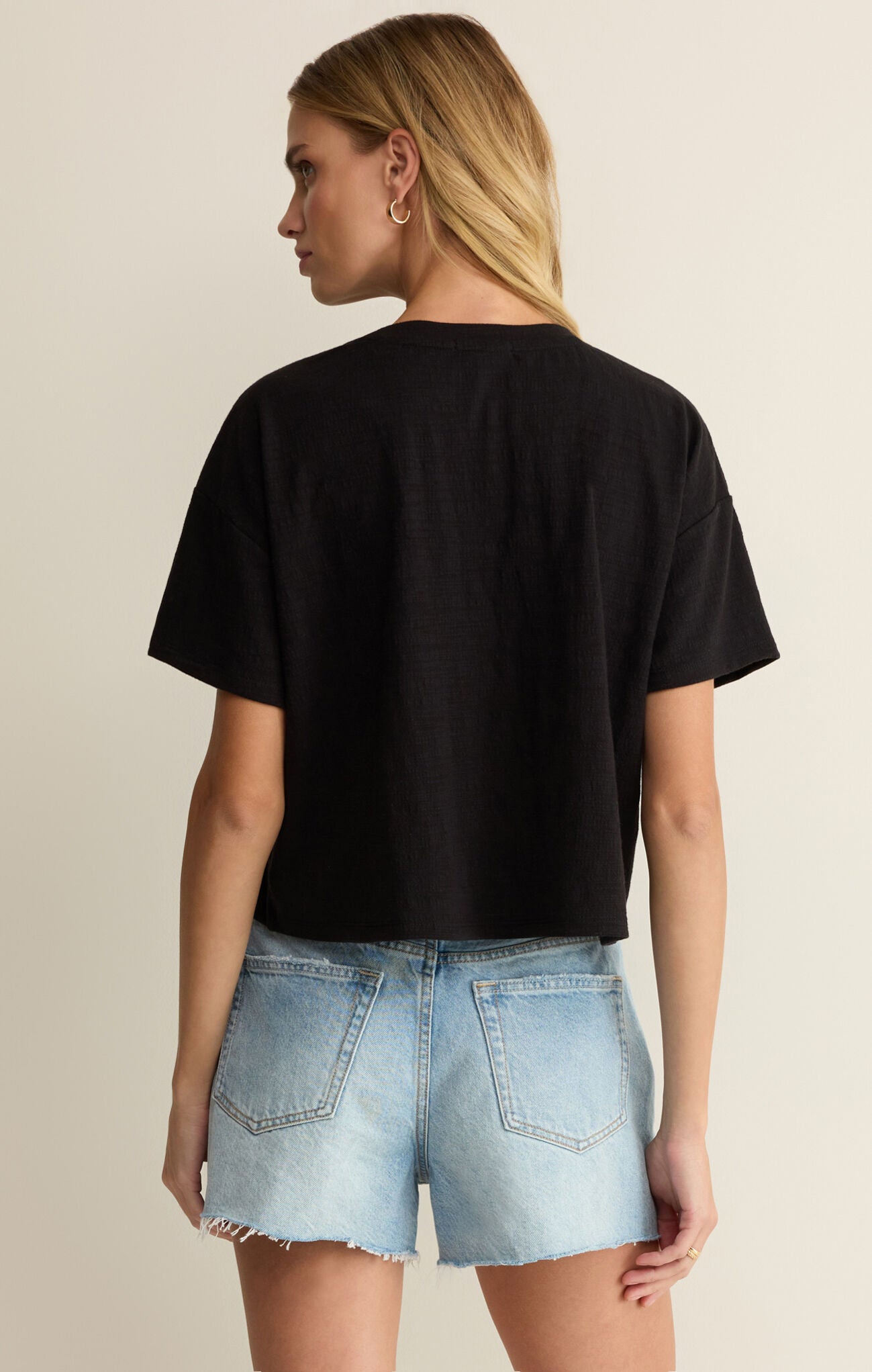 Z SUPPLY SWAY TEXTURED CROPPED TEE