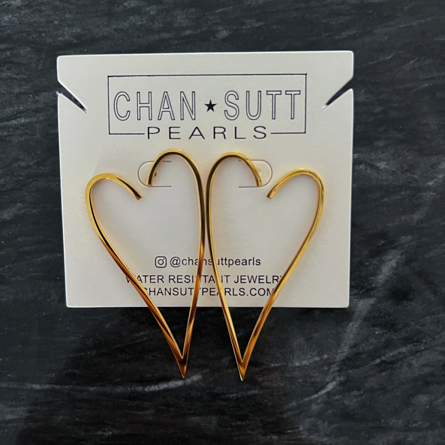 Large Heart Earrings