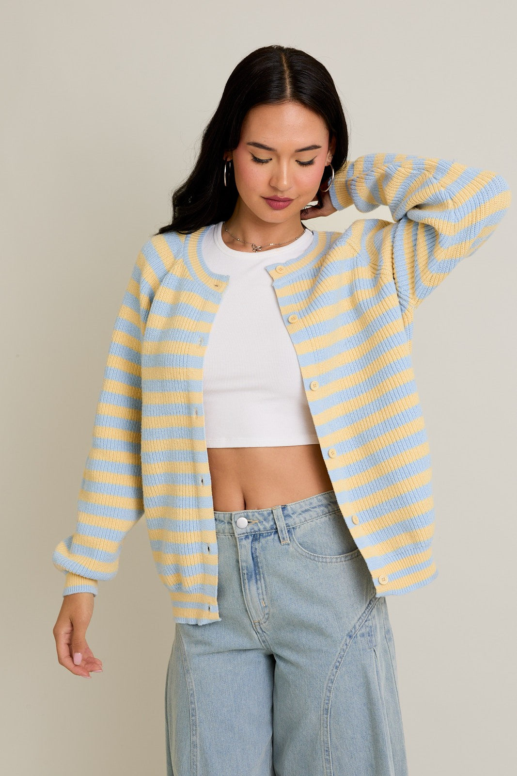 Lauren Striped Cardigan