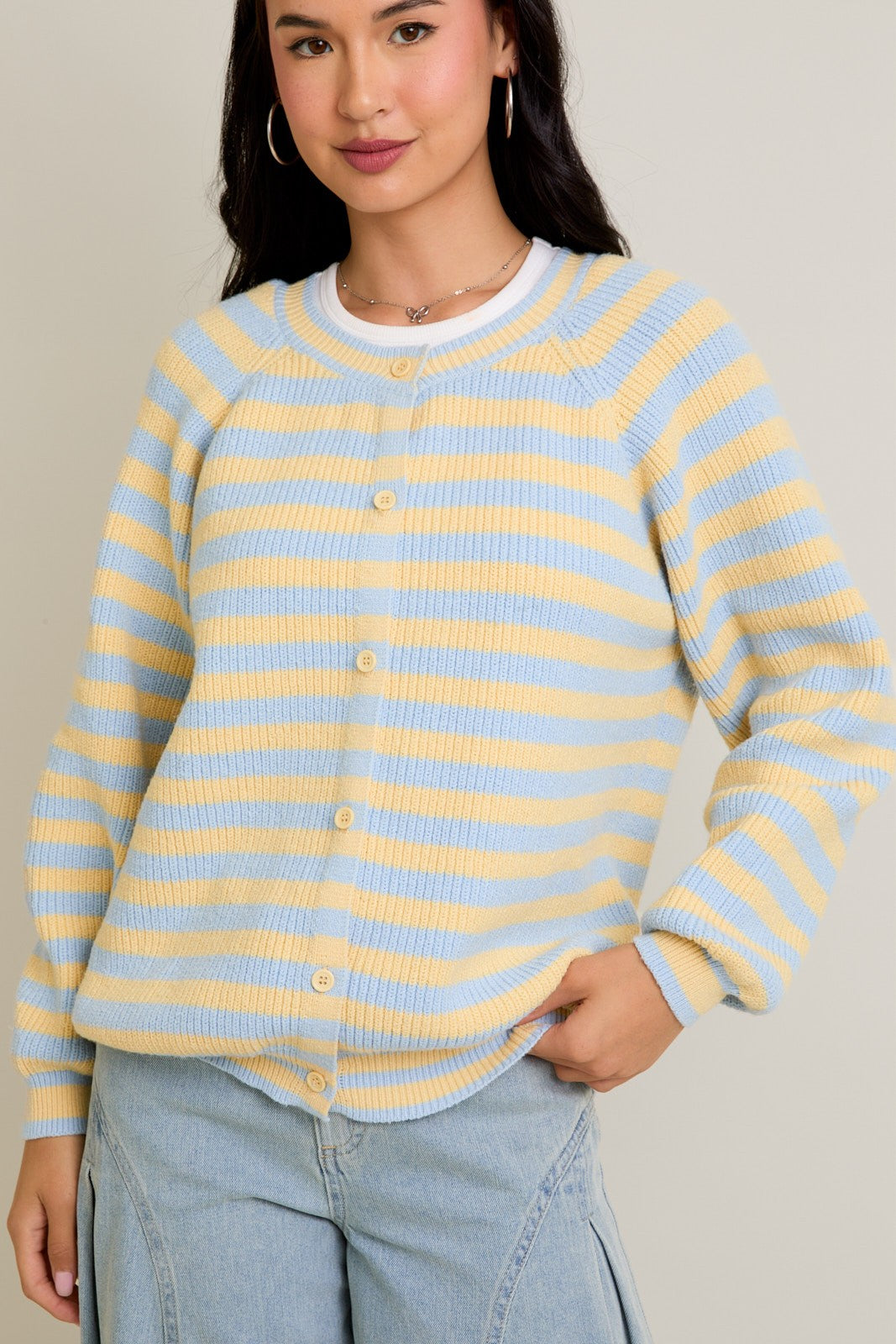 Lauren Striped Cardigan