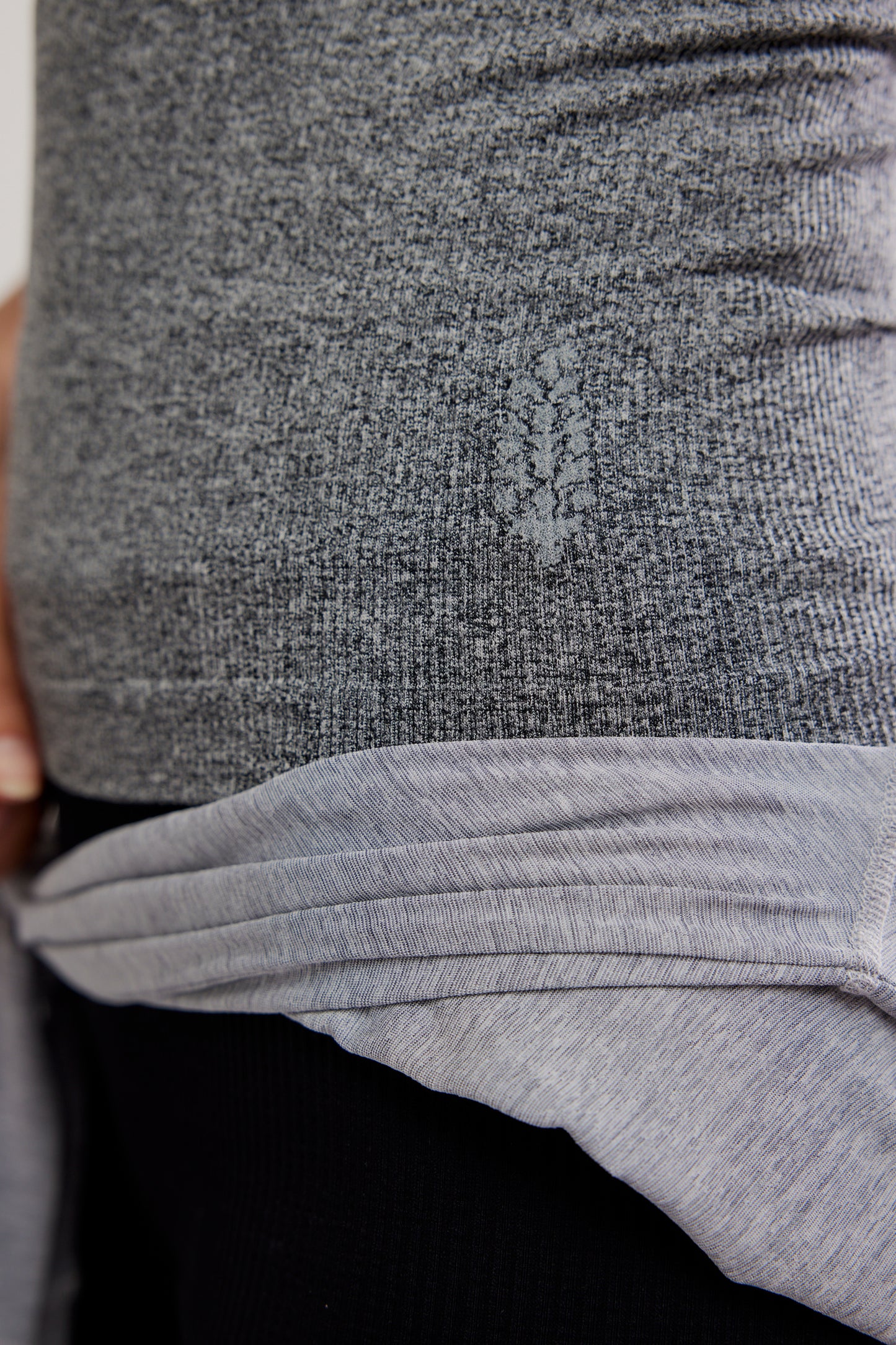 BITTERSWEET RIB ESSENTIAL / HEATHER GREY