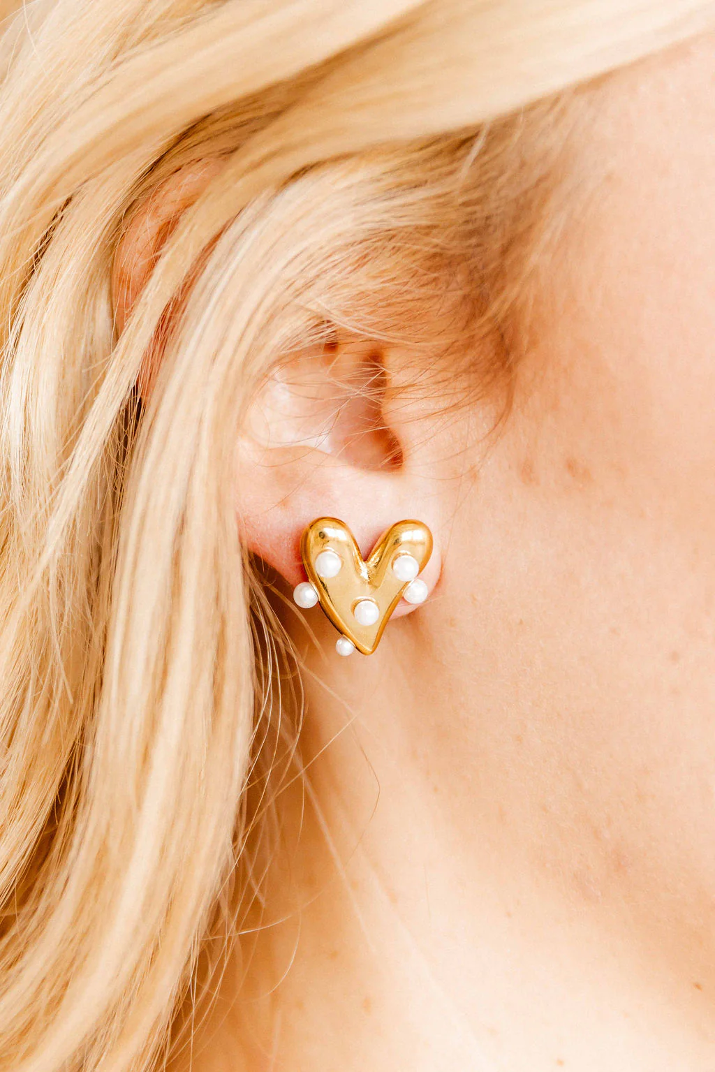 Bristol heart earrings