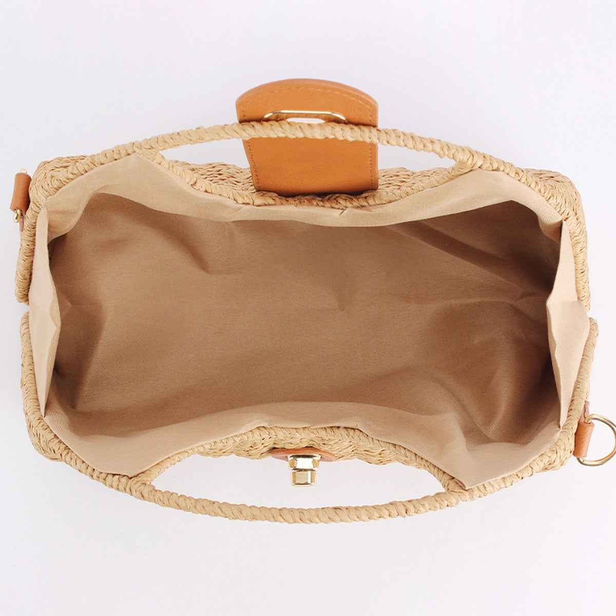 Rope Woven Bag Camel