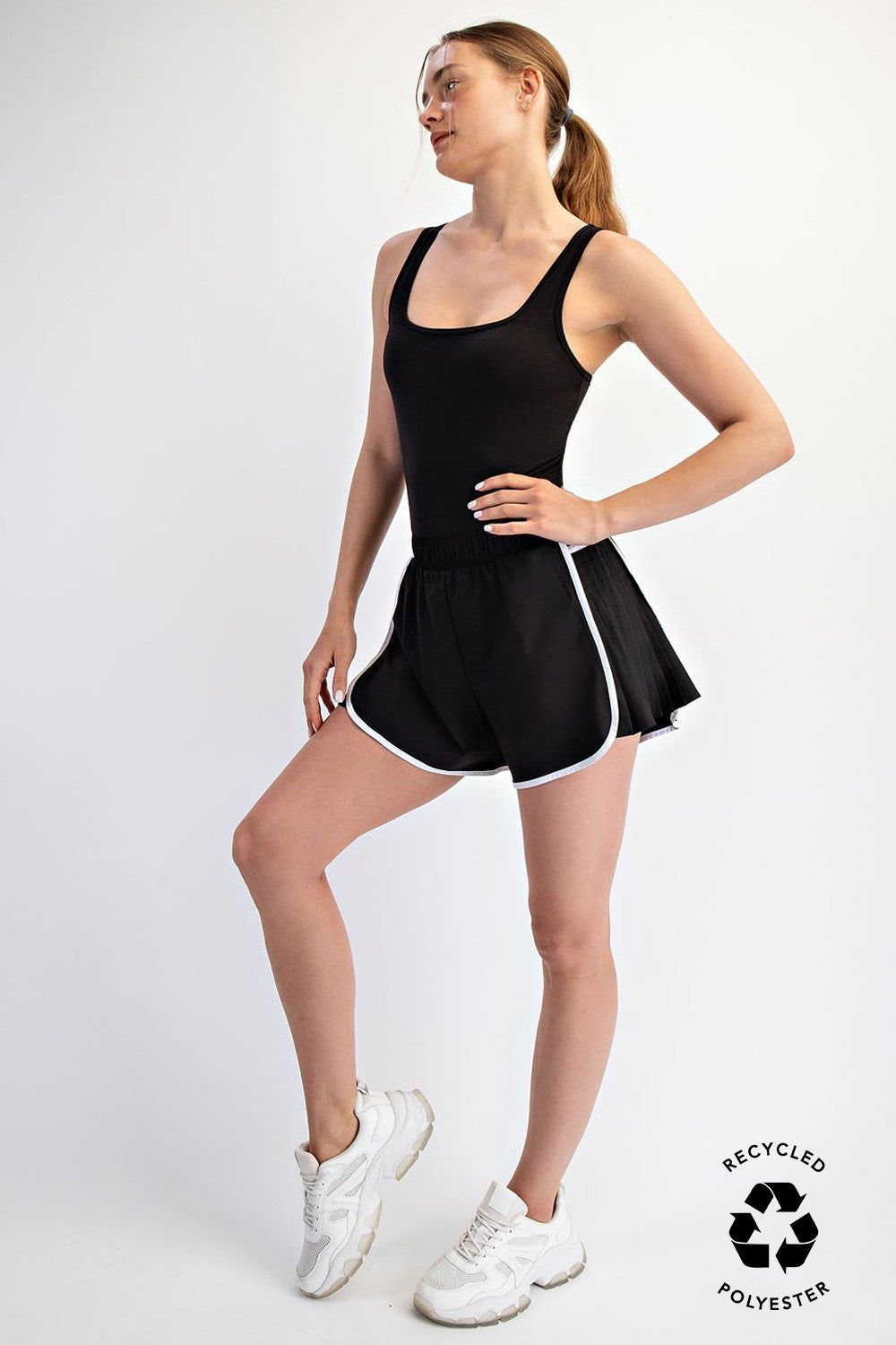 Black/White Romper