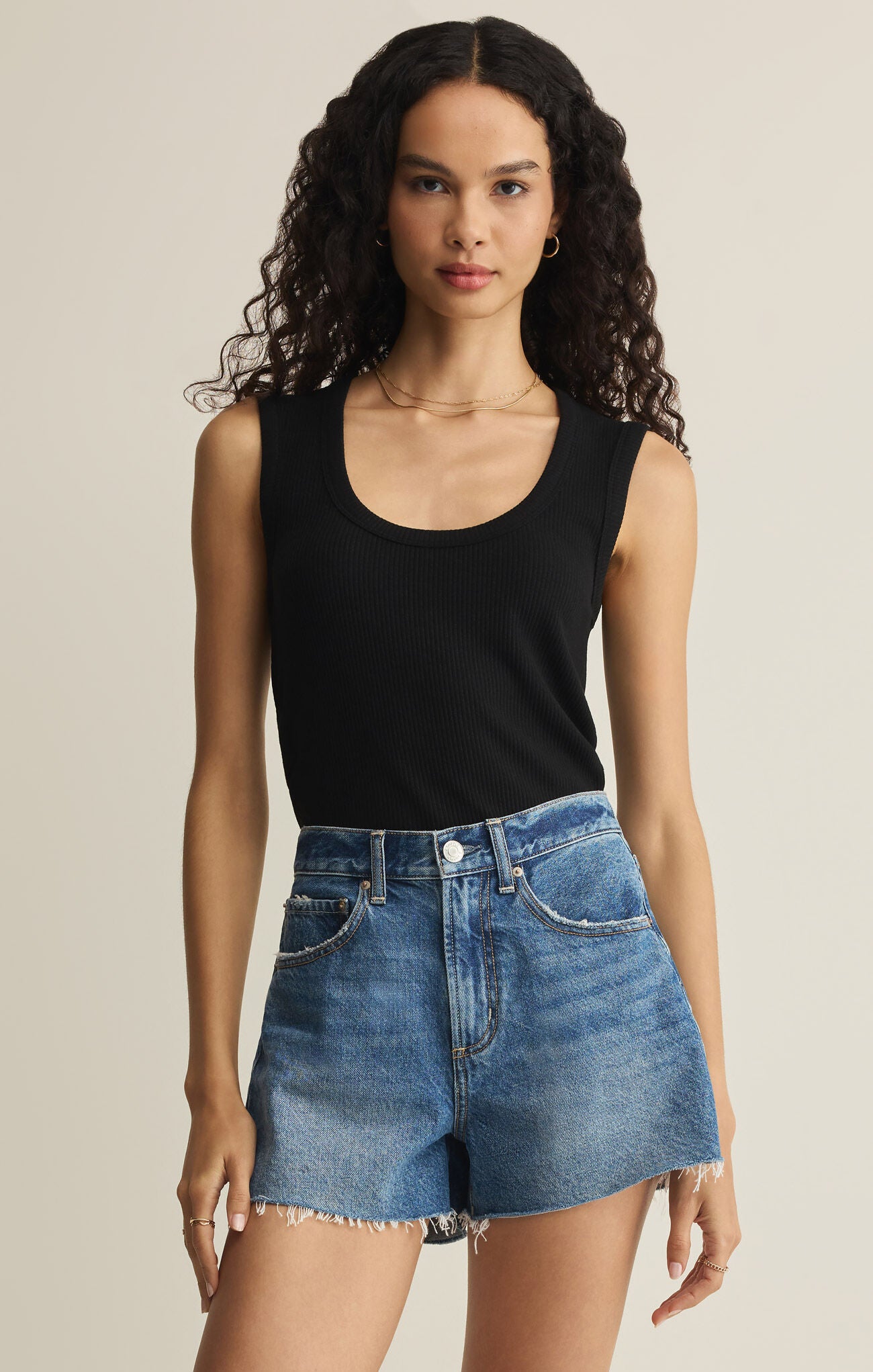 Leisurely Tank Black