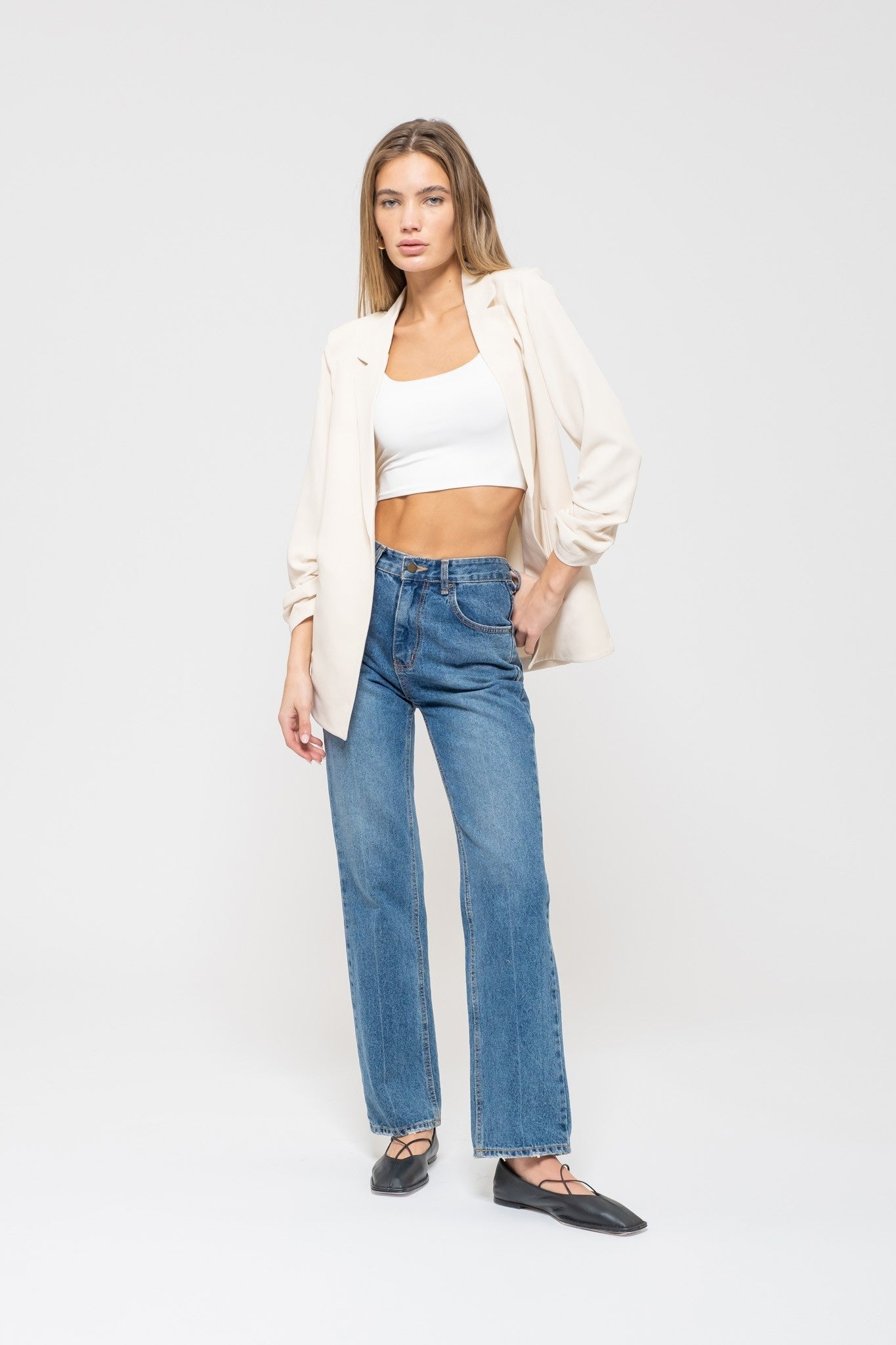 Brenda cream blazer